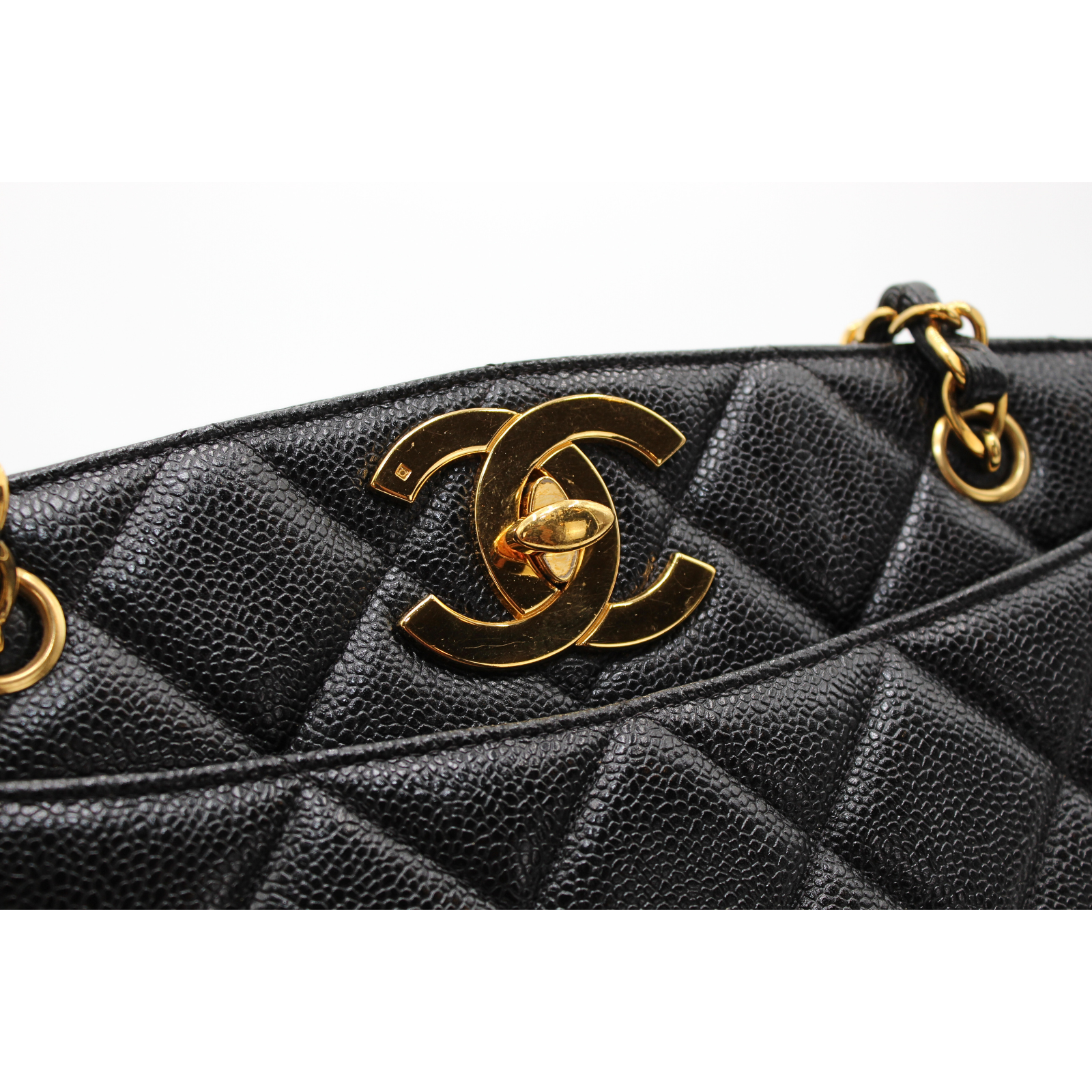 Caviar Black Shoulder Bag