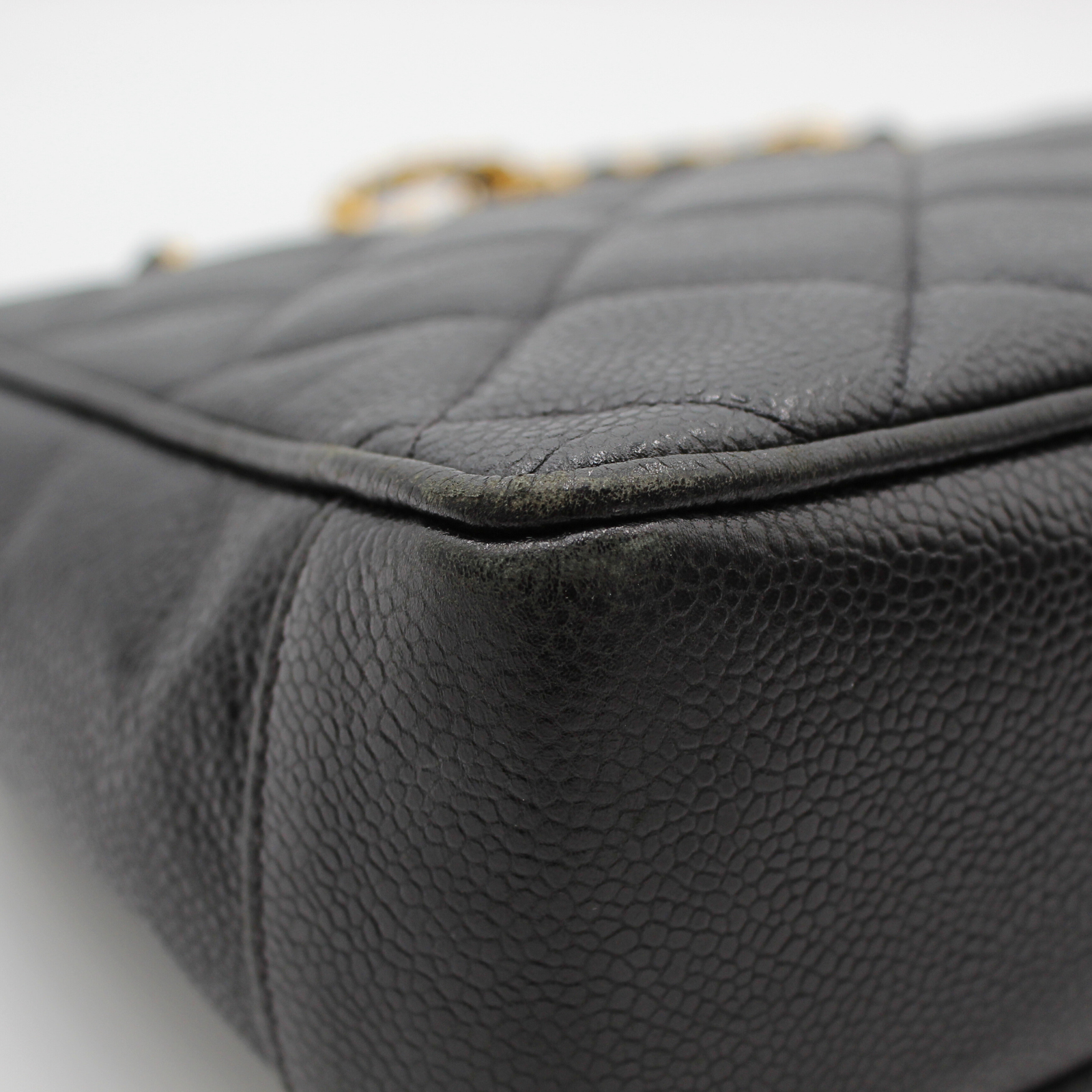 Caviar Black Shoulder Bag