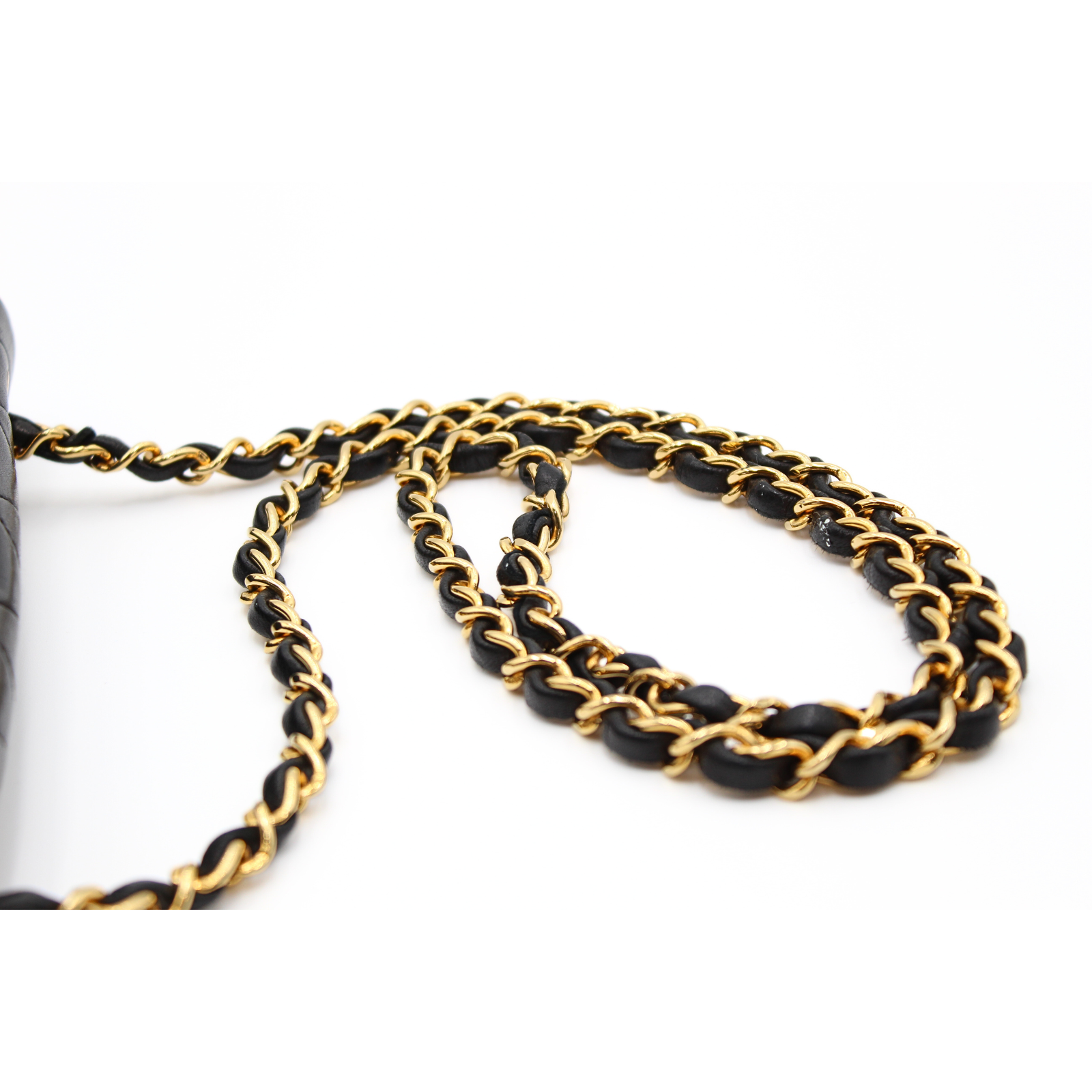 Diana Lamb Black Crossbody Bag