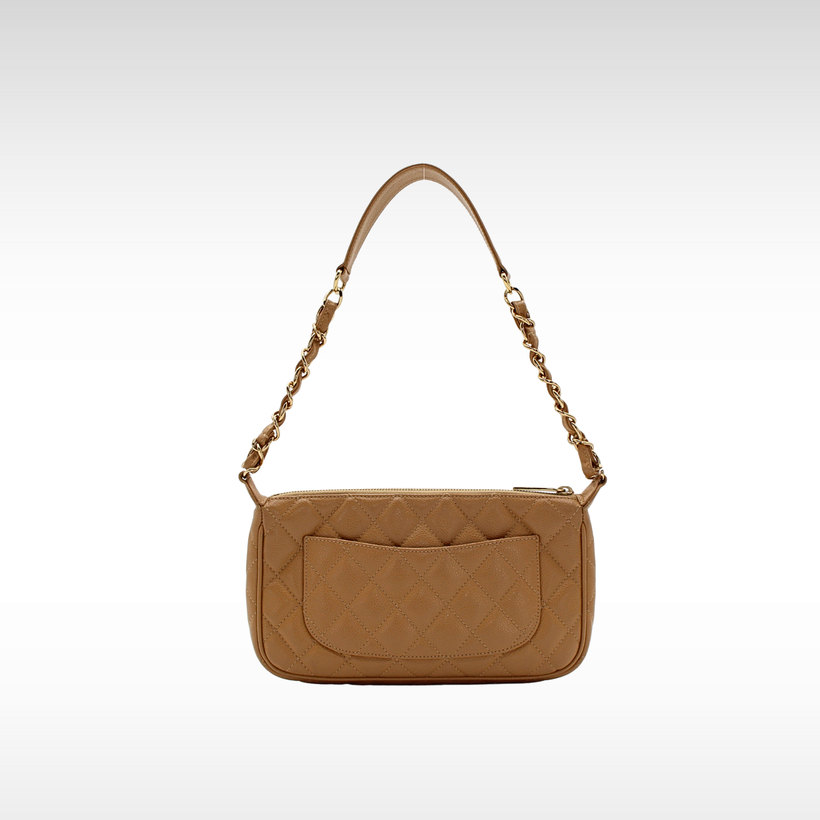 Beige Cavier Shoulder Bag