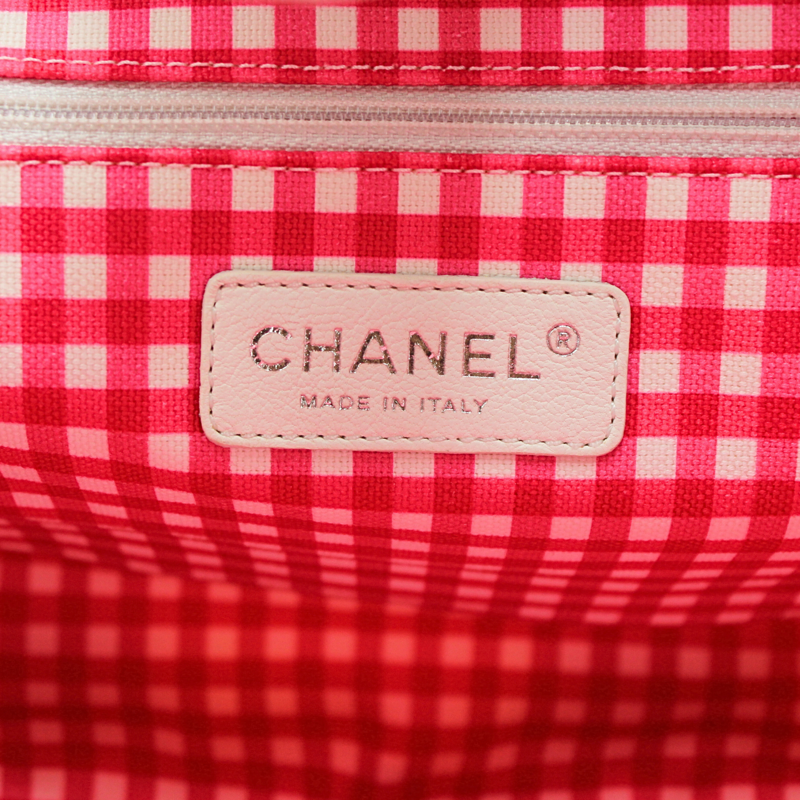 Canvas White+Pink Hand Bag