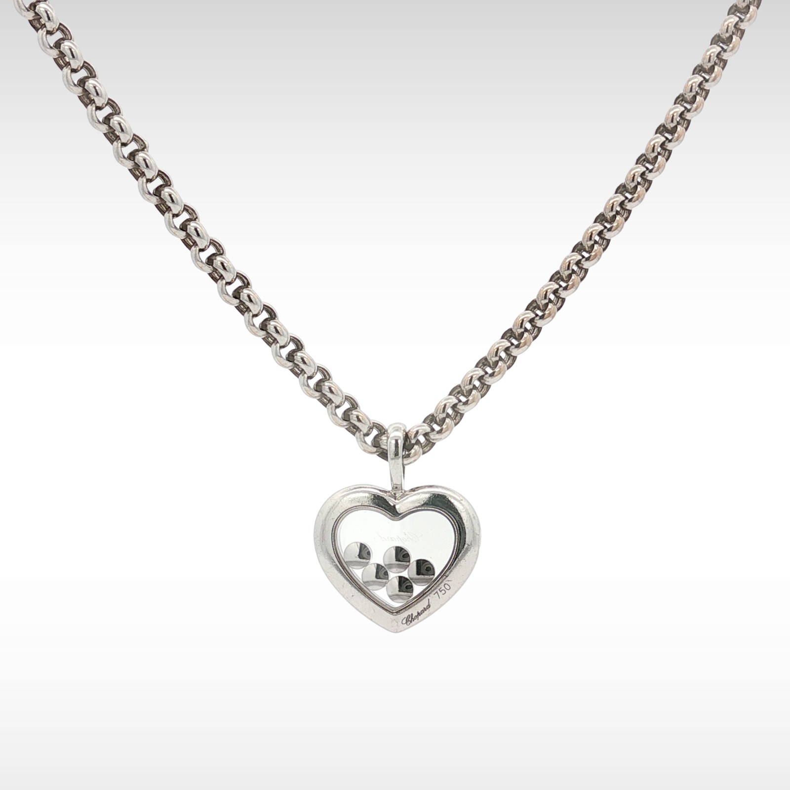 Happy Diamond White Gold Necklace