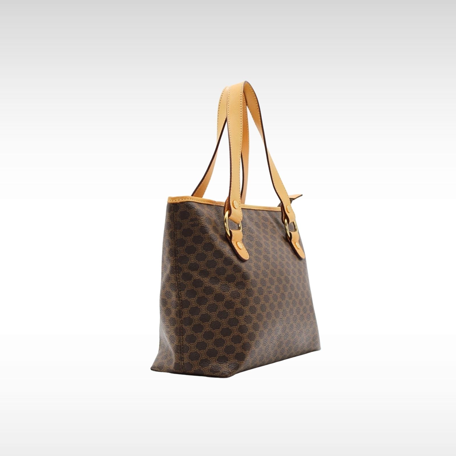 Macadam Coated Canvas Handbag
