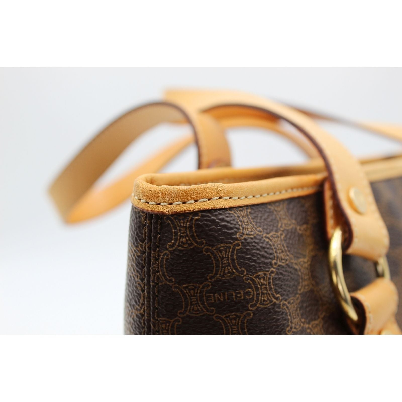 Macadam Coated Canvas Handbag