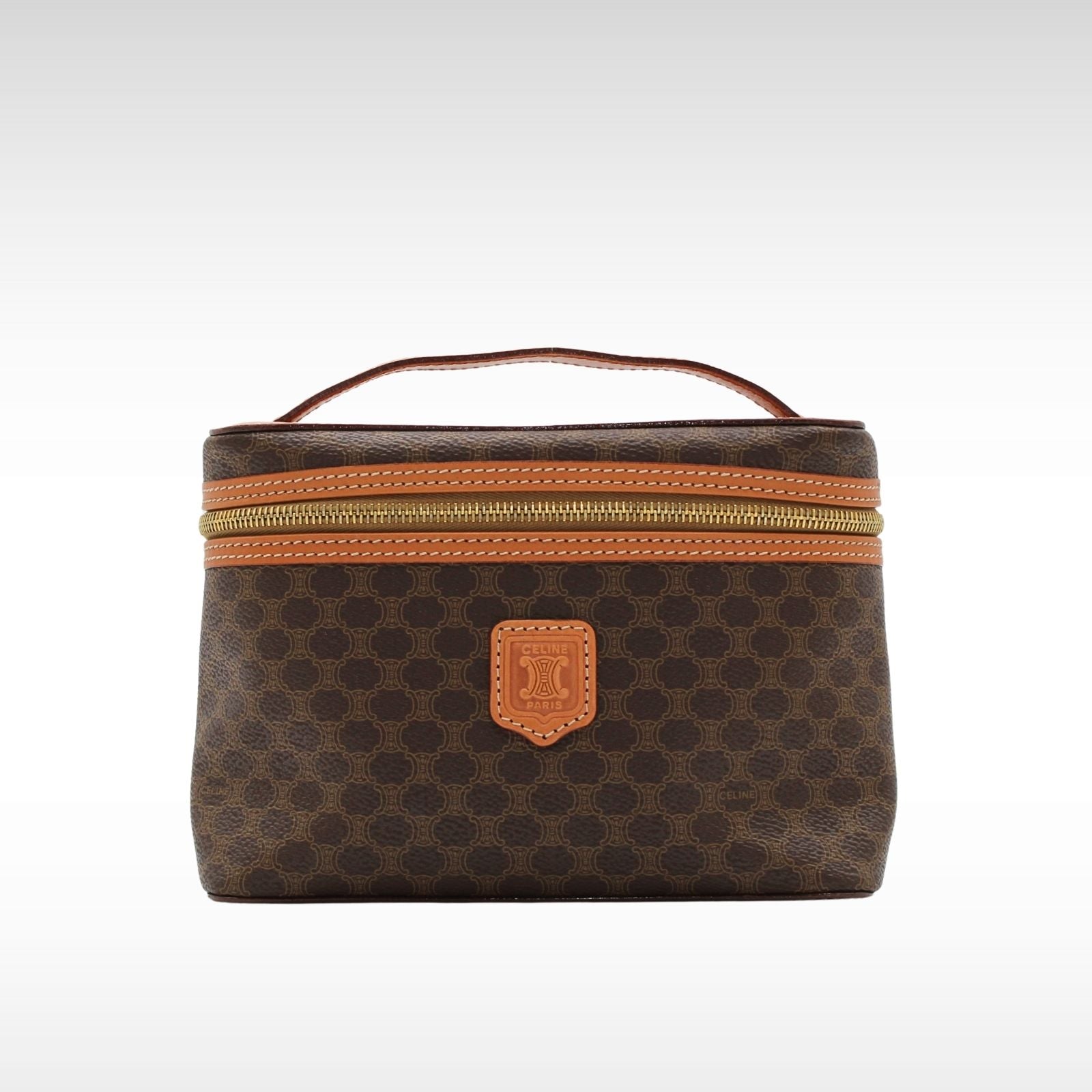 Macadam Coated Canvas Handbag