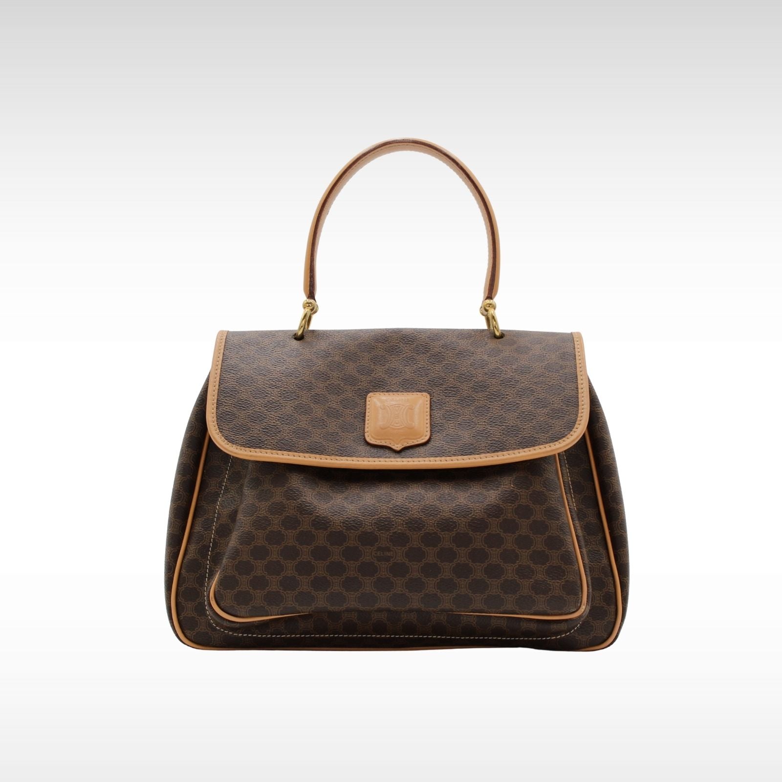 Macadam Coated Canvas Handbag