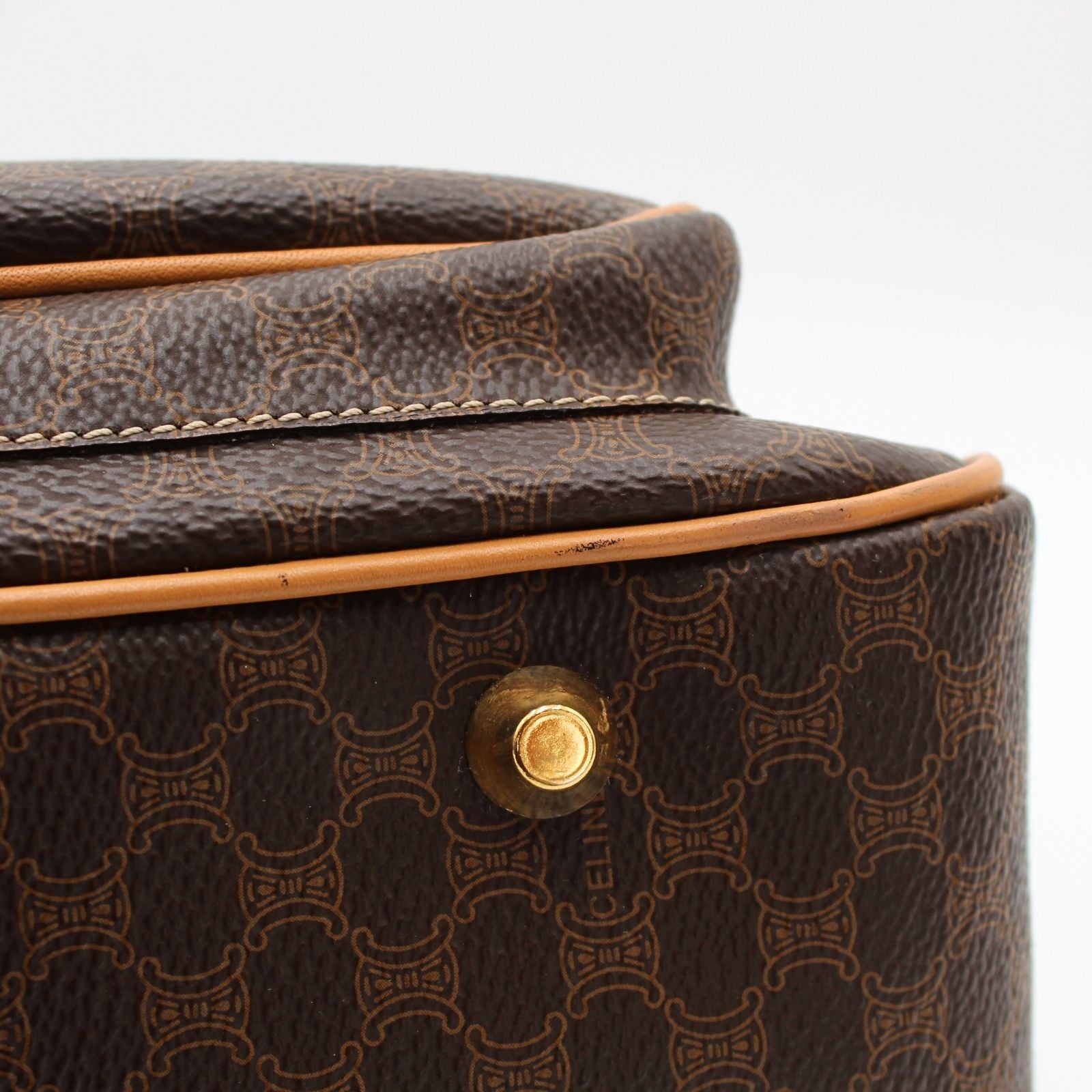Macadam Coated Canvas Handbag