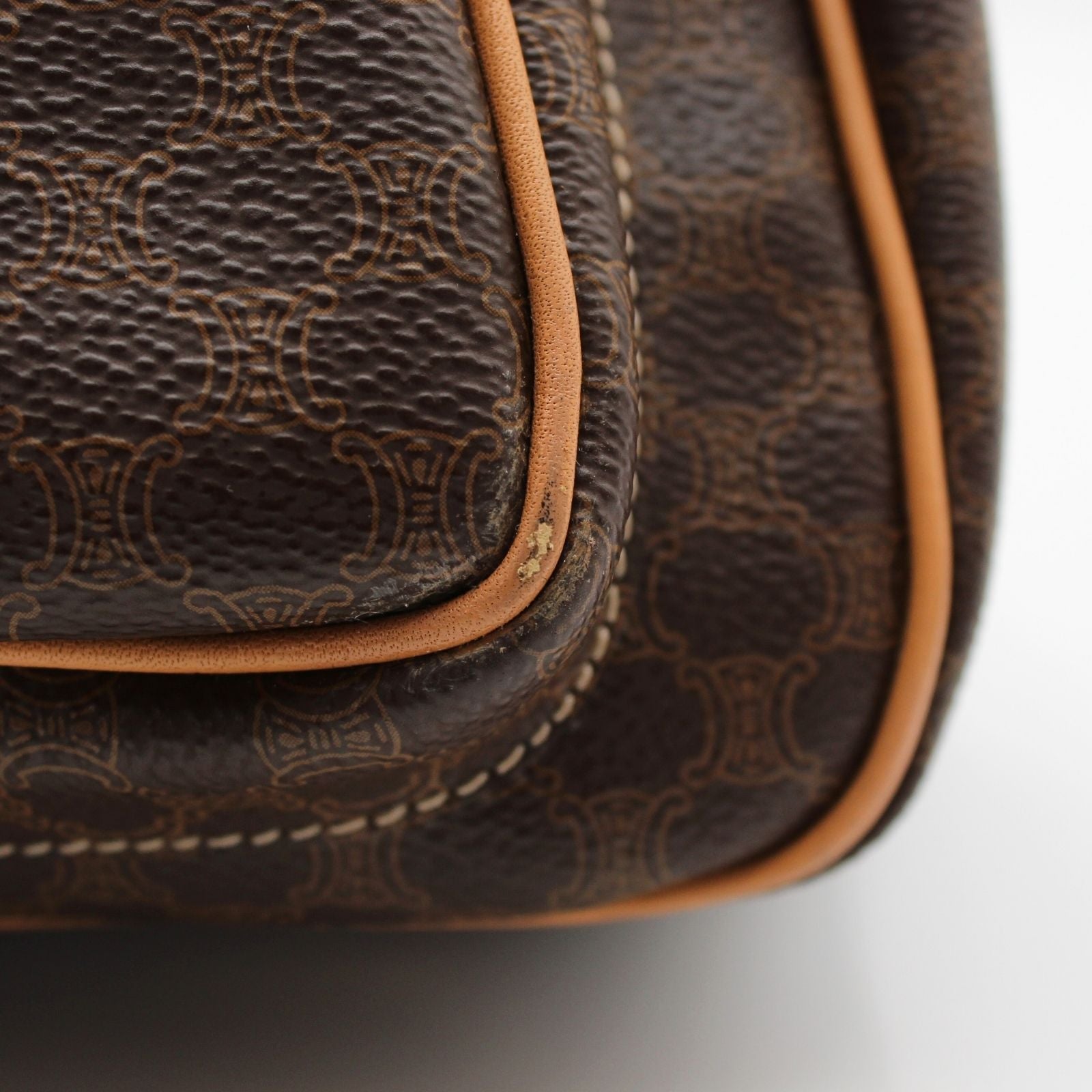 Macadam Coated Canvas Handbag