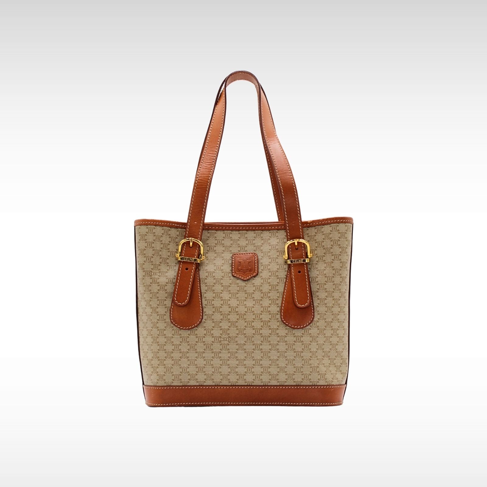 Macadam Coated Canvas Shoulder Bag