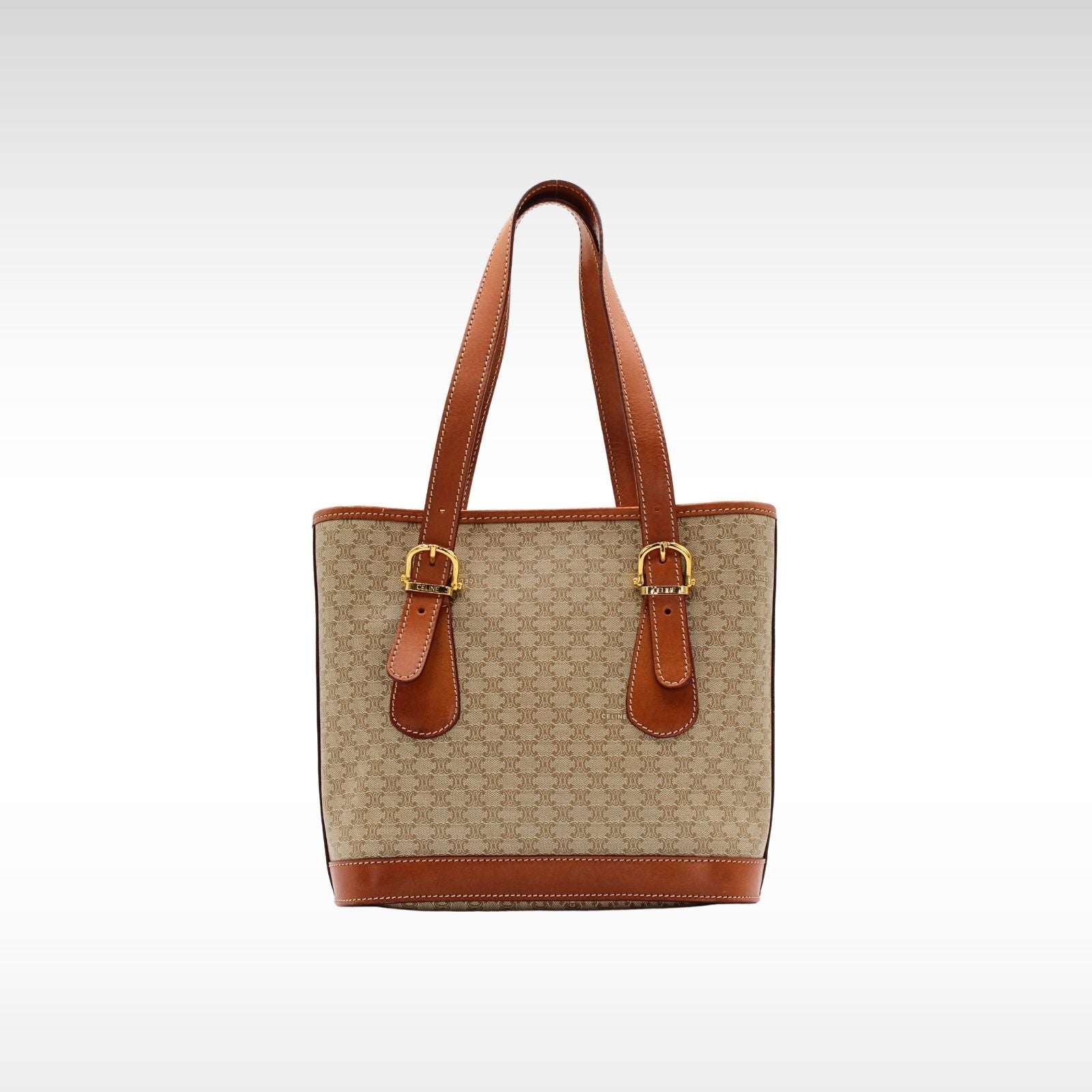 Macadam Coated Canvas Shoulder Bag