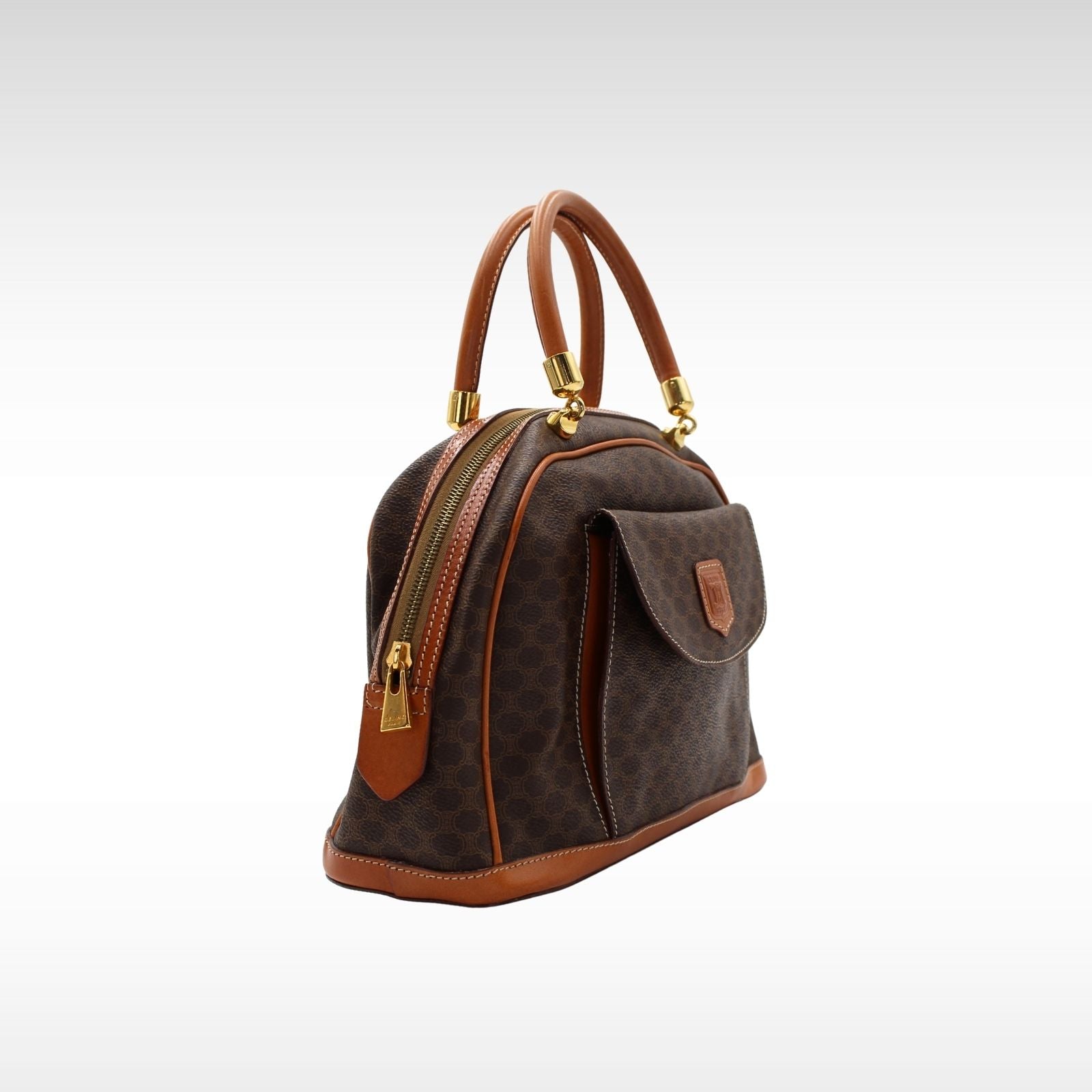 Macadam Coated Canvas Handbag