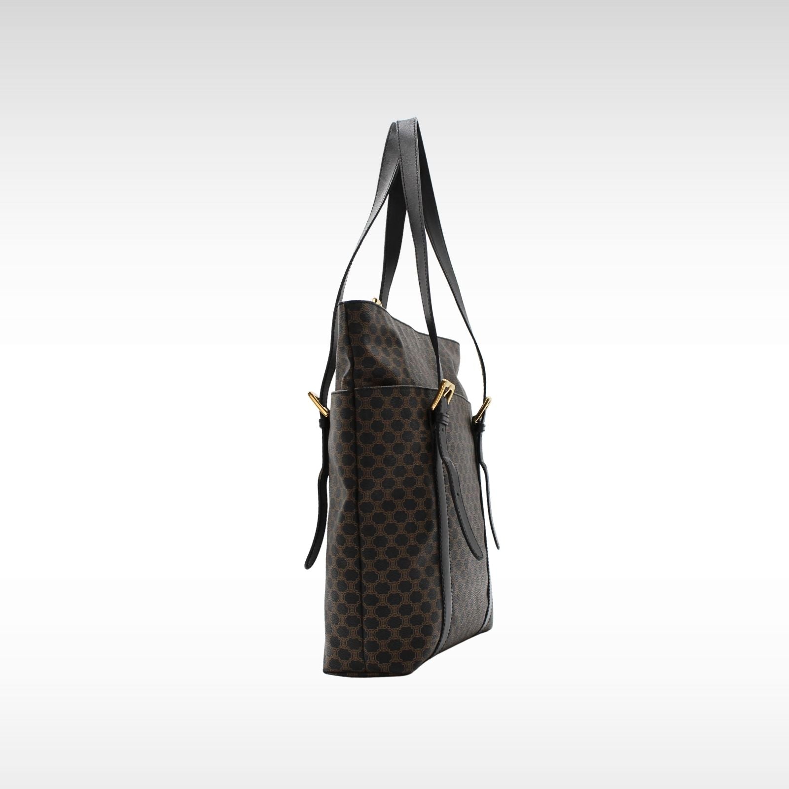 Macadam Coated Canvas Shoulder Bag