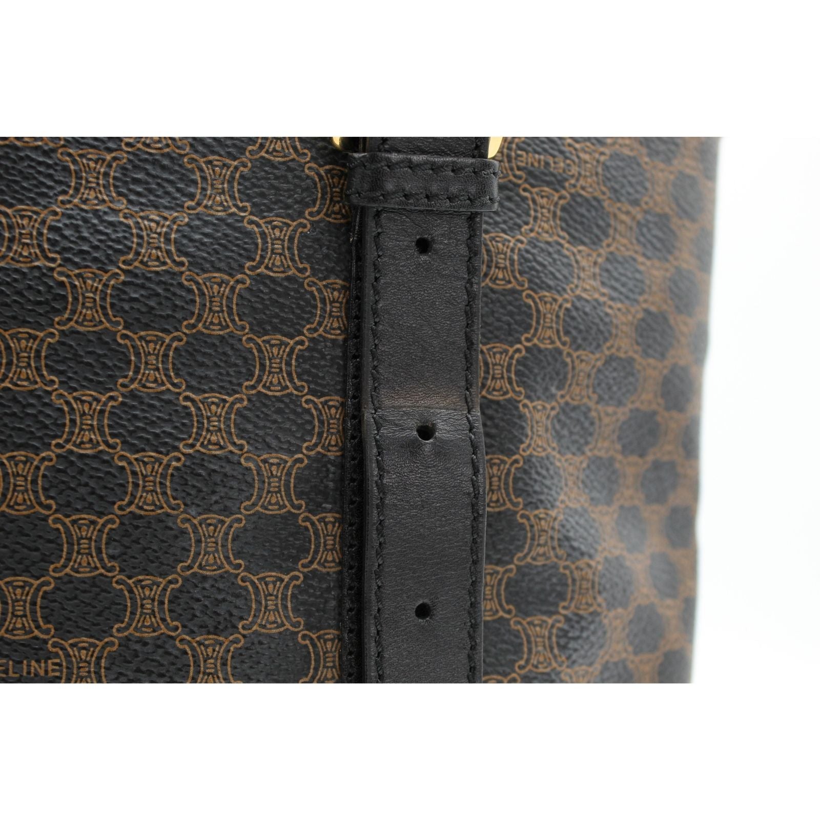 Macadam Coated Canvas Shoulder Bag