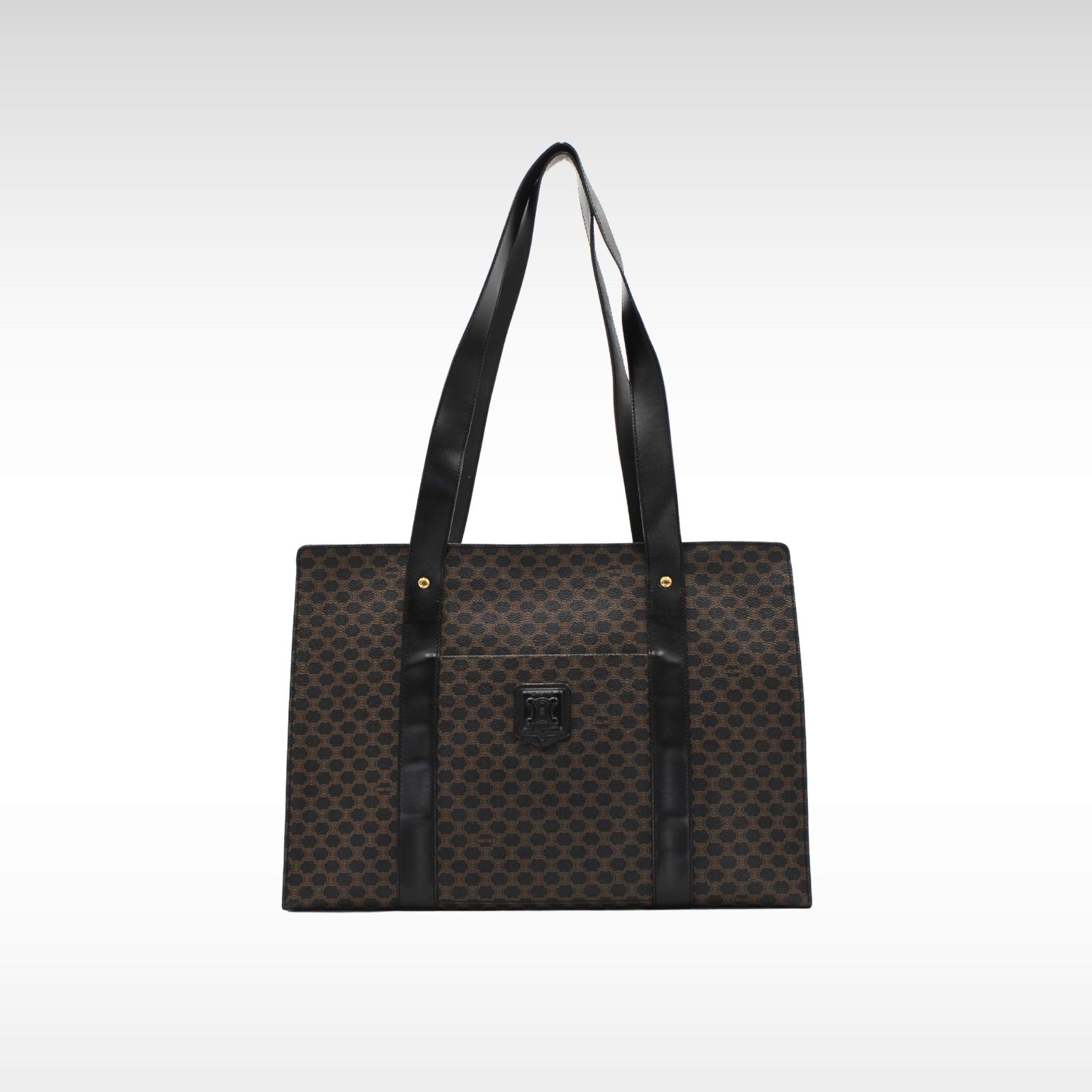 Macadam Coated Canvas Shoulder Bag