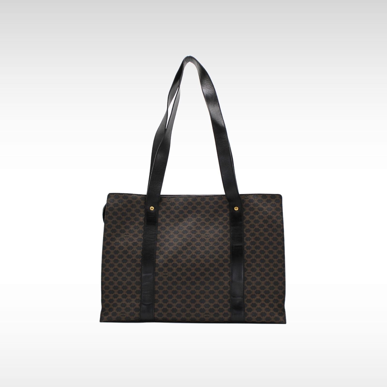 Macadam Coated Canvas Shoulder Bag