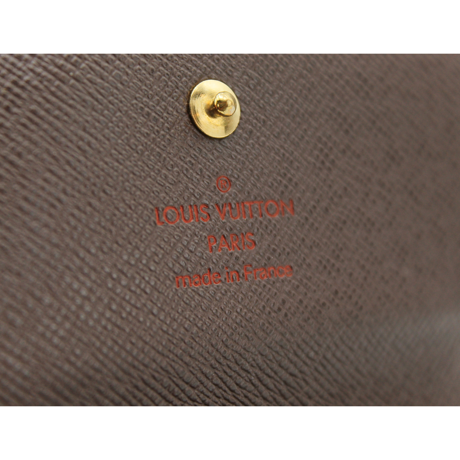 Elise Damier Coated Canvas Ebene Wallet