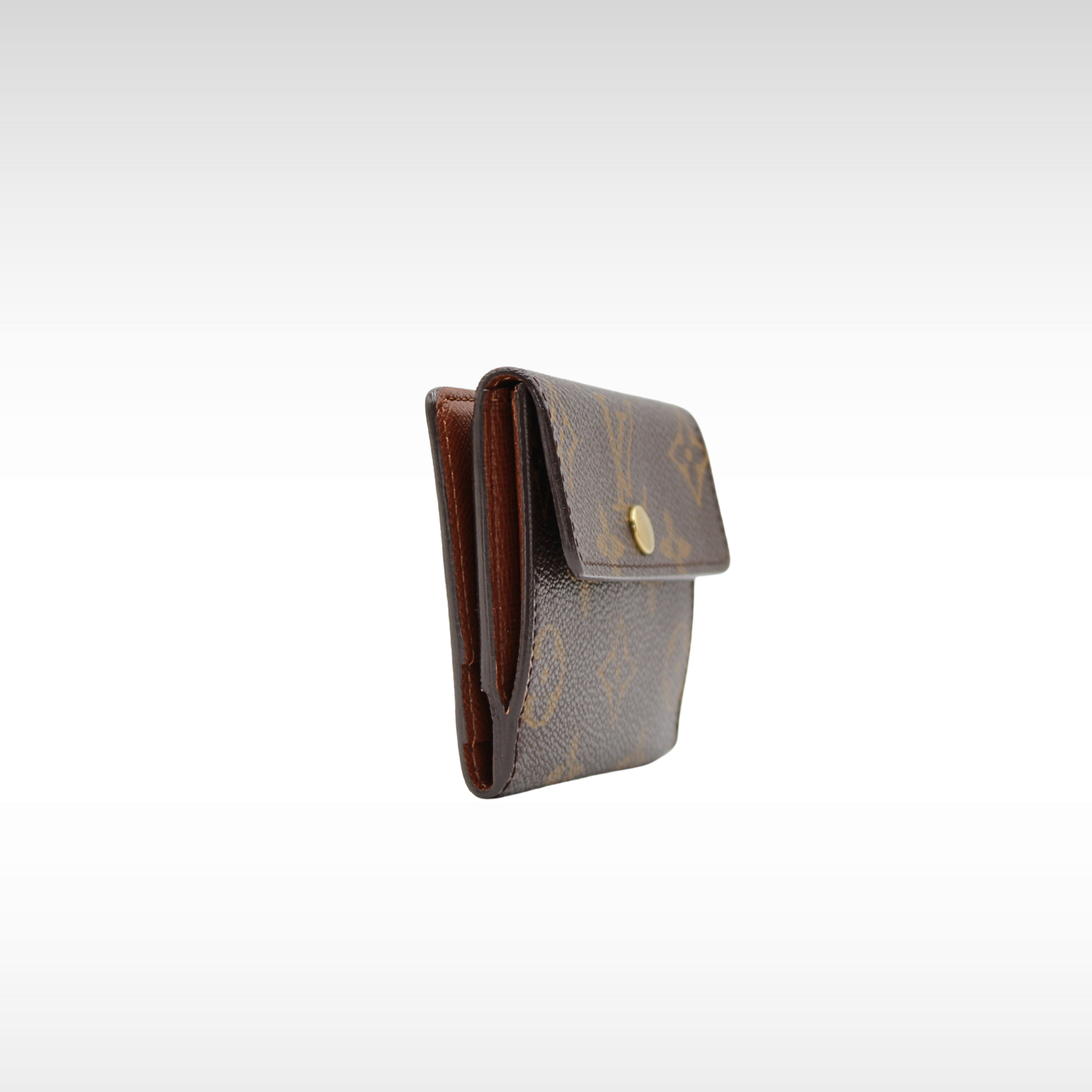 Ludlow Monogram Coated Canvas Marron Wallet