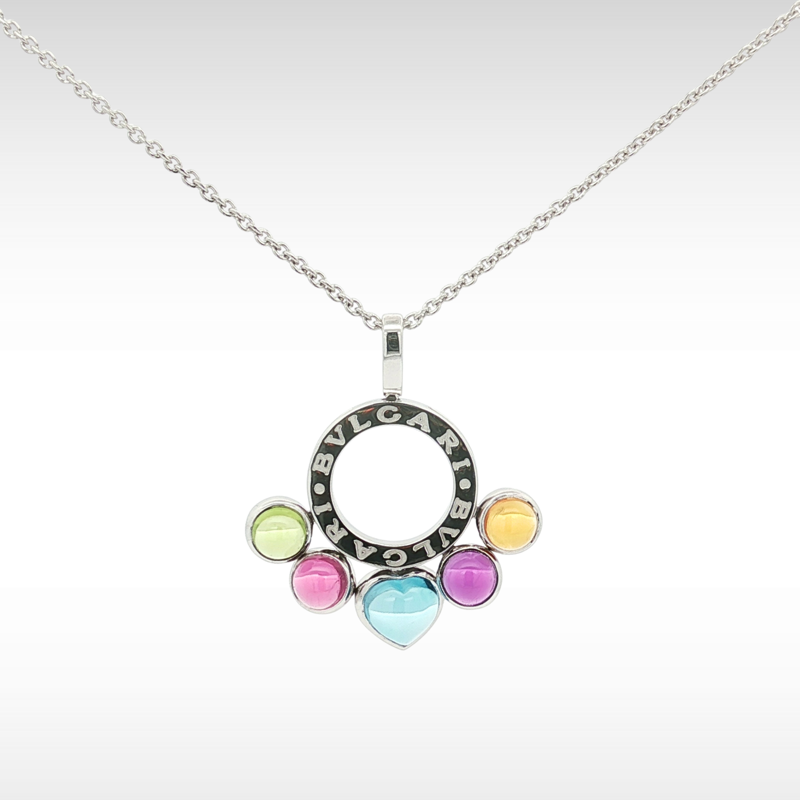 Allegra Multi Color stone Necklace
