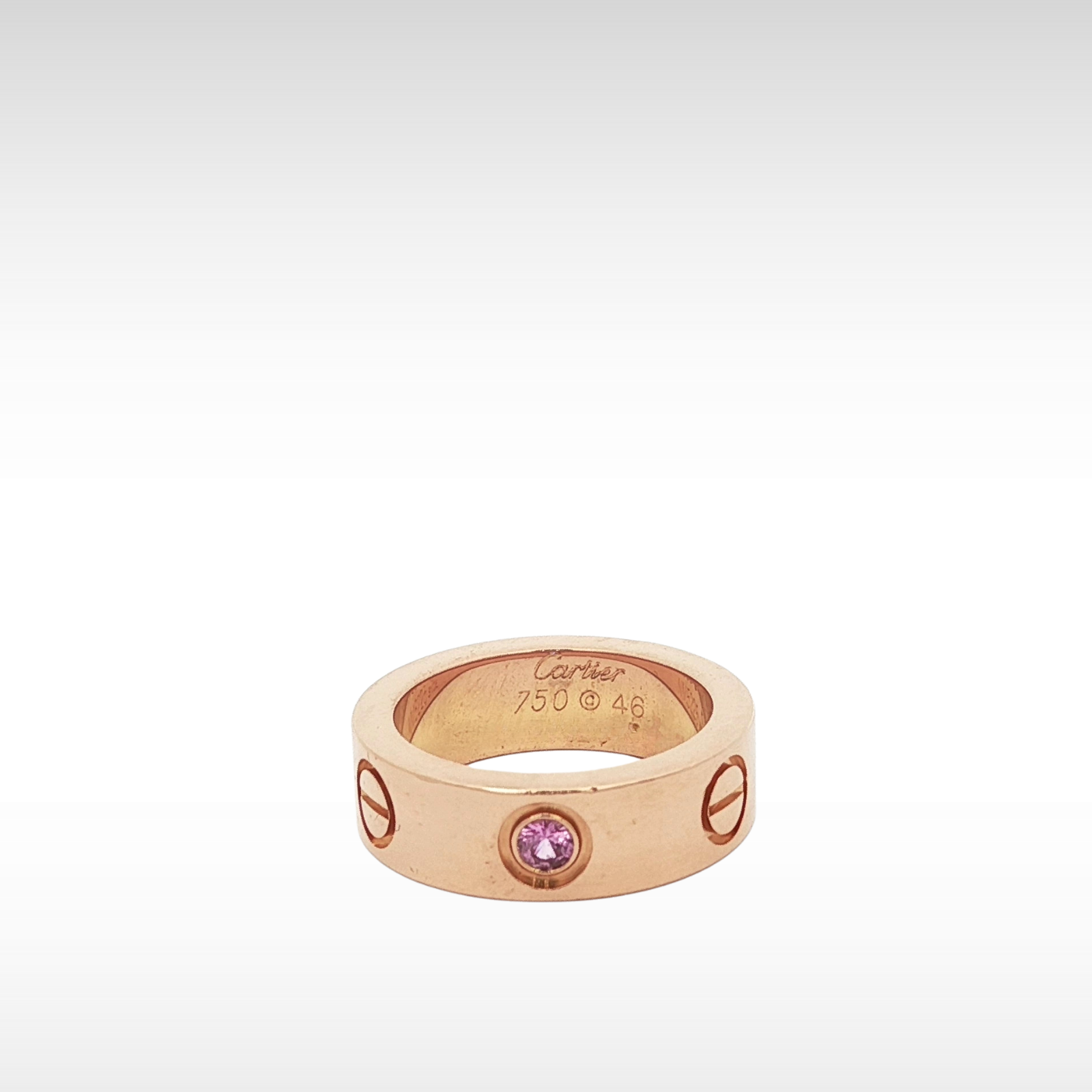 Love Ring Pink Sapphire 46