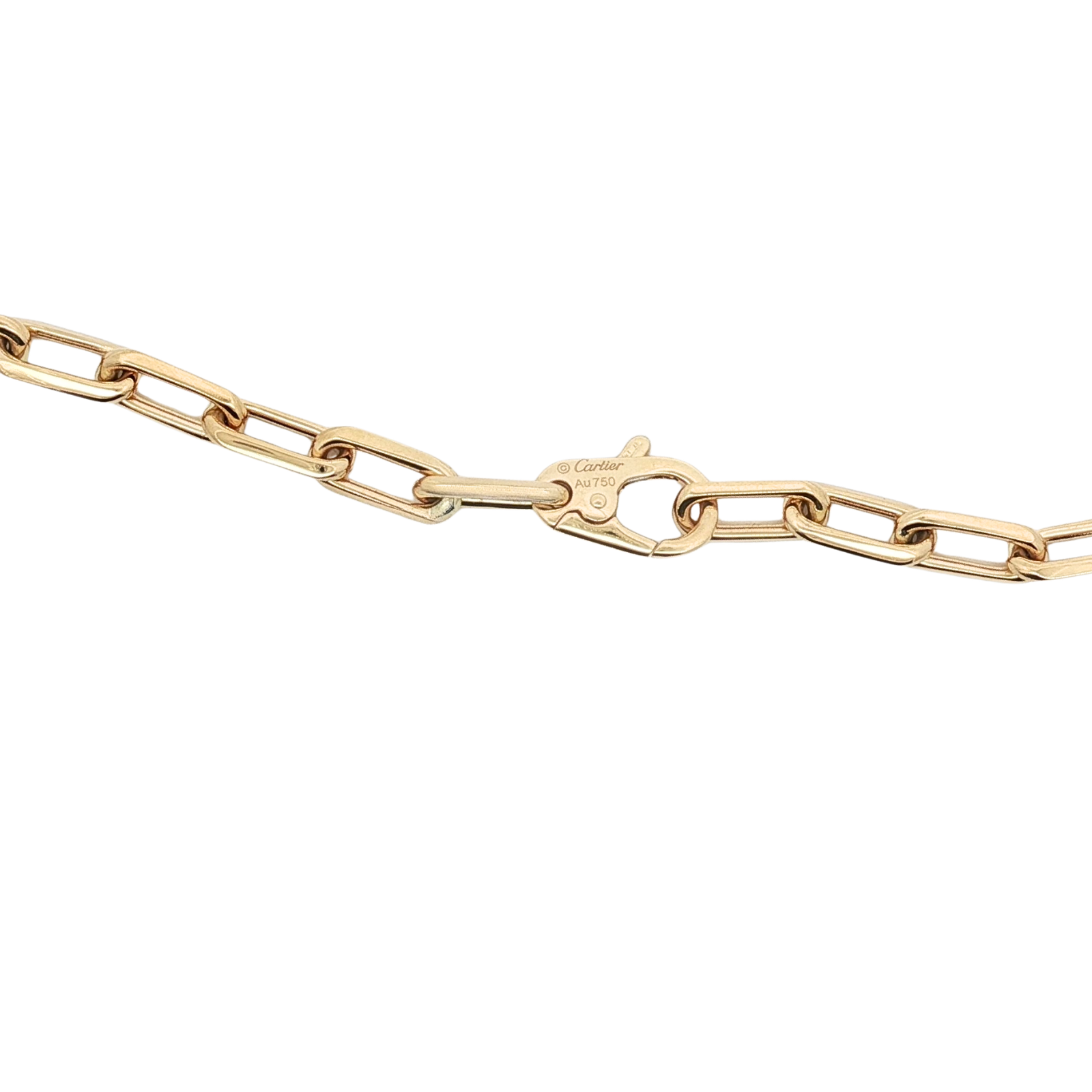 Santos Medium Necklace Yellow Gold