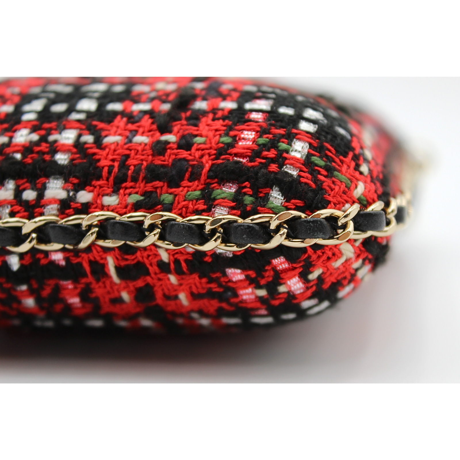 Tweed Red+Black Phone Holder