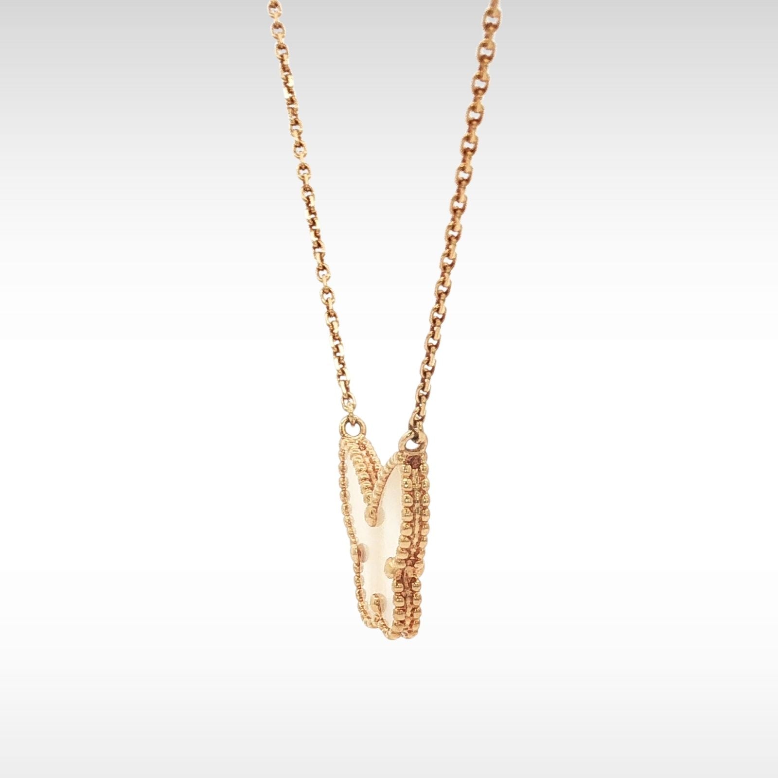 Lucky Alhambra Butterfly Pendant Necklace