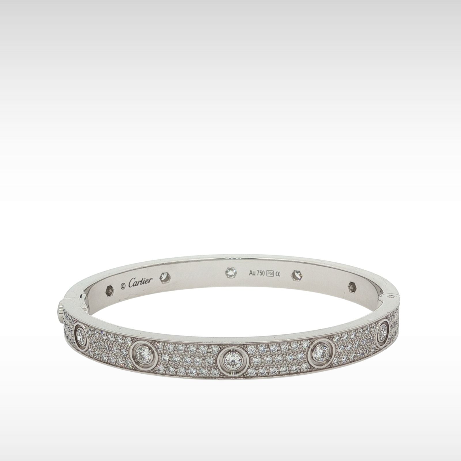 LOVE Bracelet 17 Paved 10 diamonds