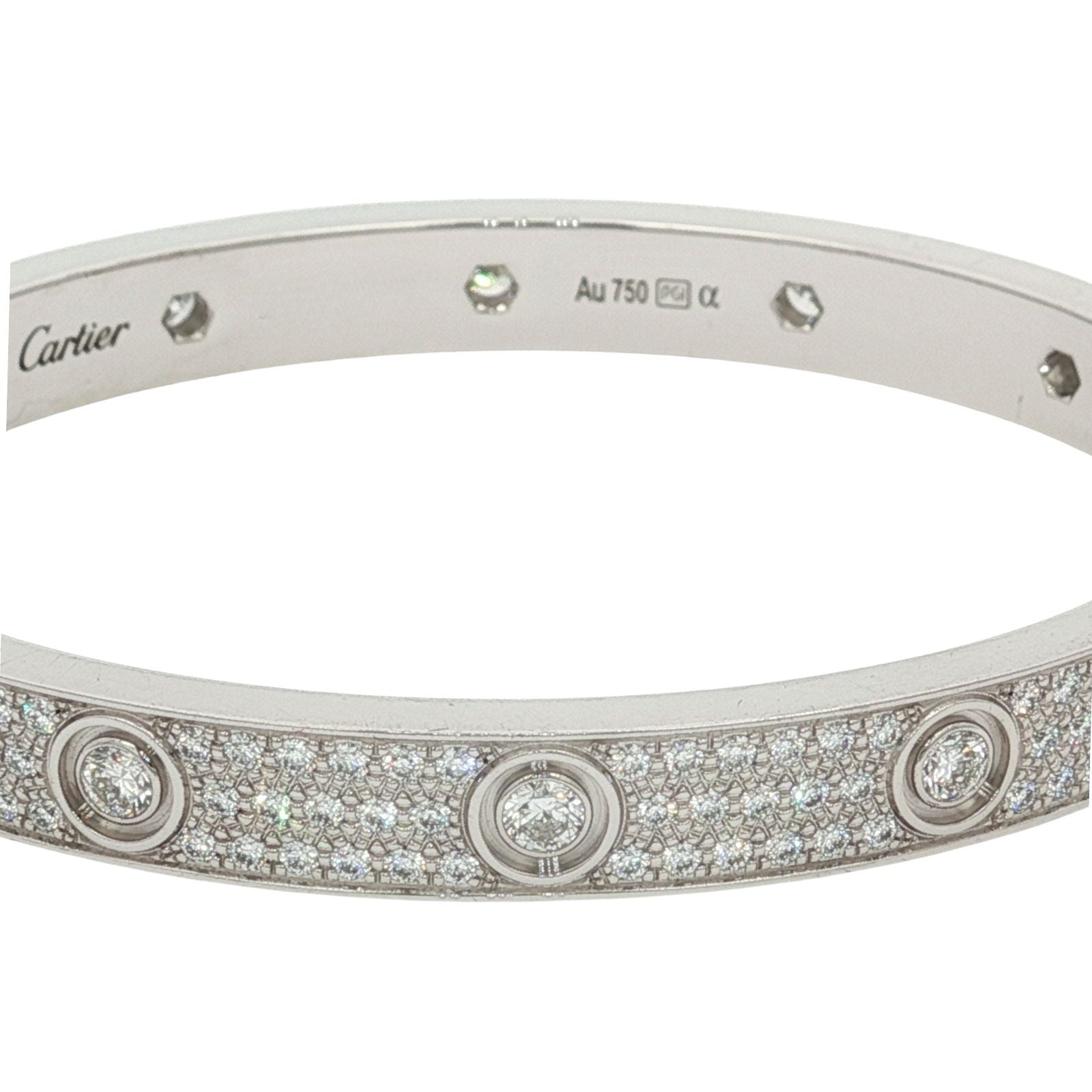 LOVE Bracelet 17 Paved 10 diamonds
