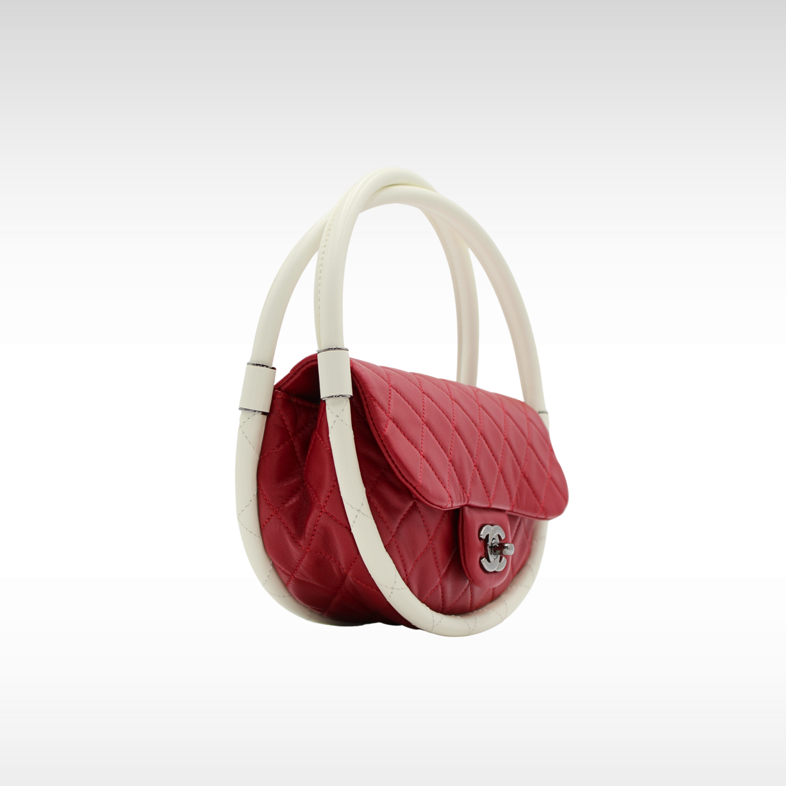 Hula Hoop Small Lamb Red Handbag