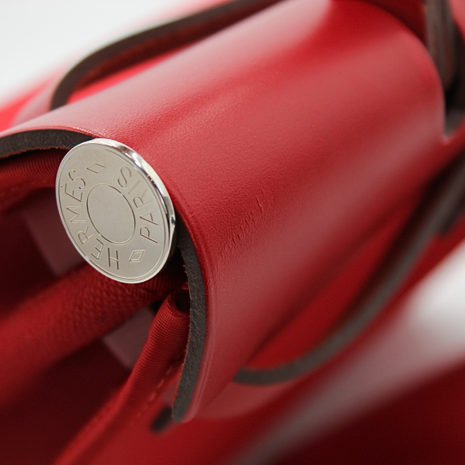 Herbag Zip 31 Toile Military Rouge Piment Shoulder Bag