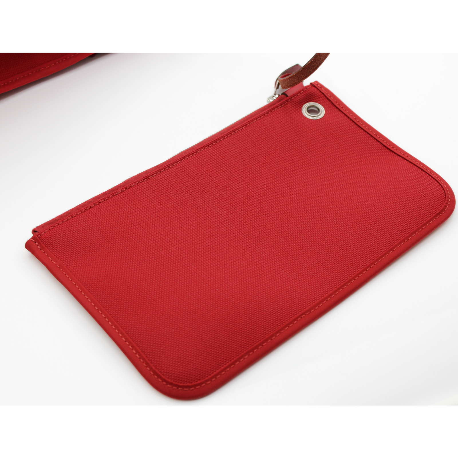 Herbag Zip 31 Toile Military Rouge Piment Shoulder Bag