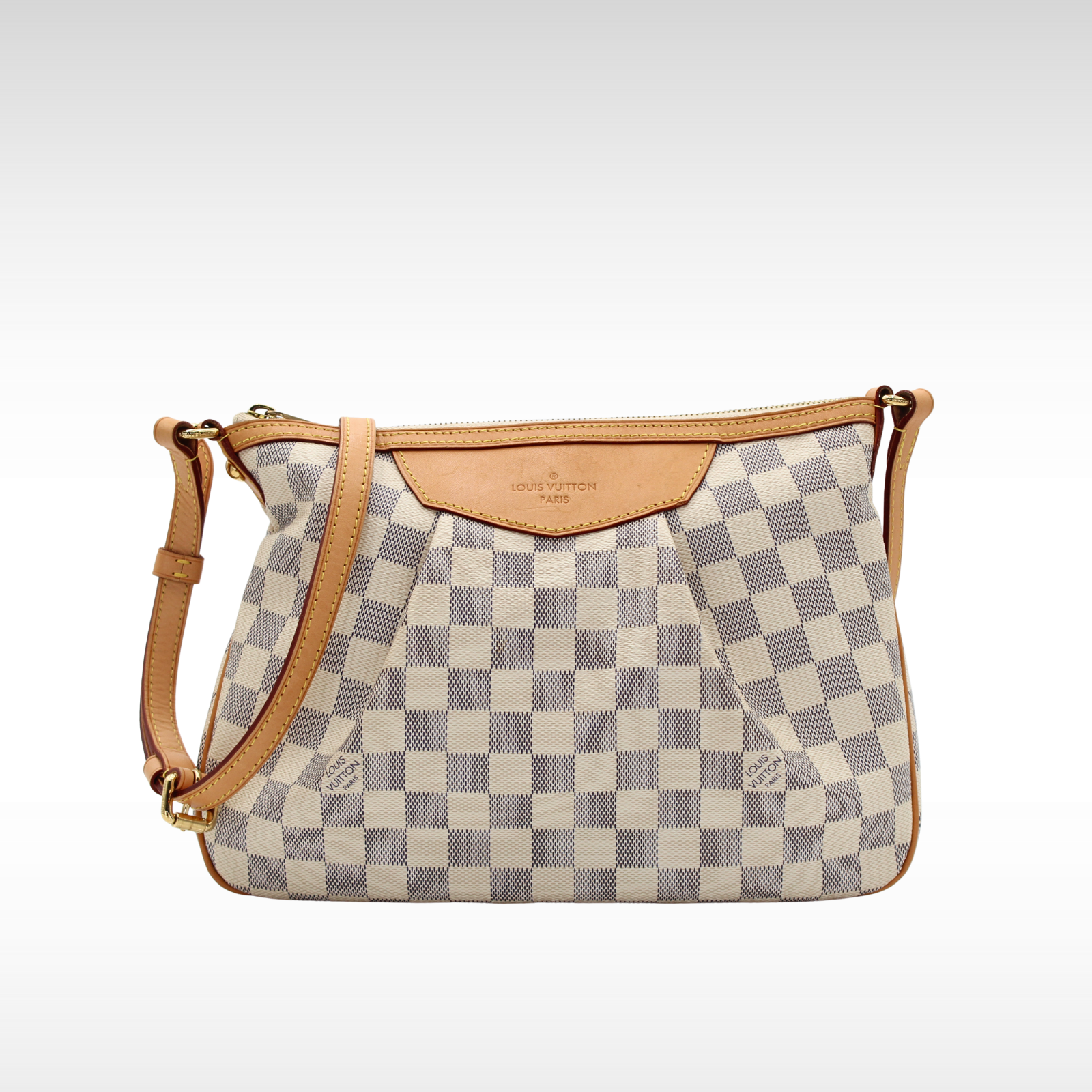 Siracusa PM Damier Azur Crossbody Bag