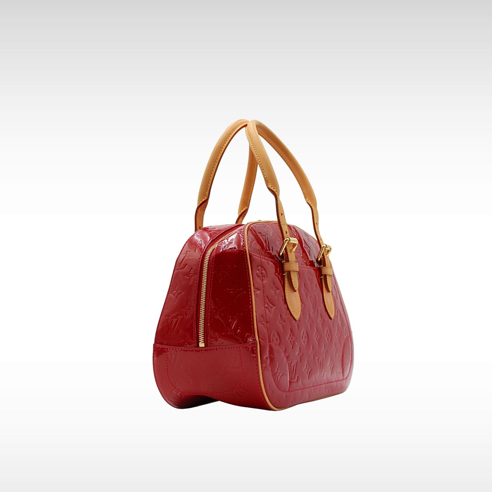 Summit Drive Vernis Enamel Pomme D'amour Shoulder Bag