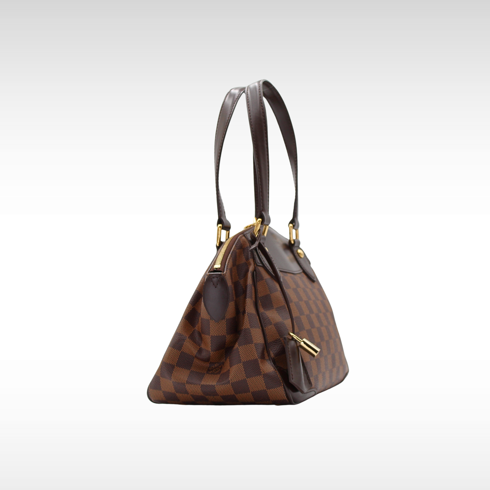 Verona Damier Coated Canvas Ebene Shoulder Bag