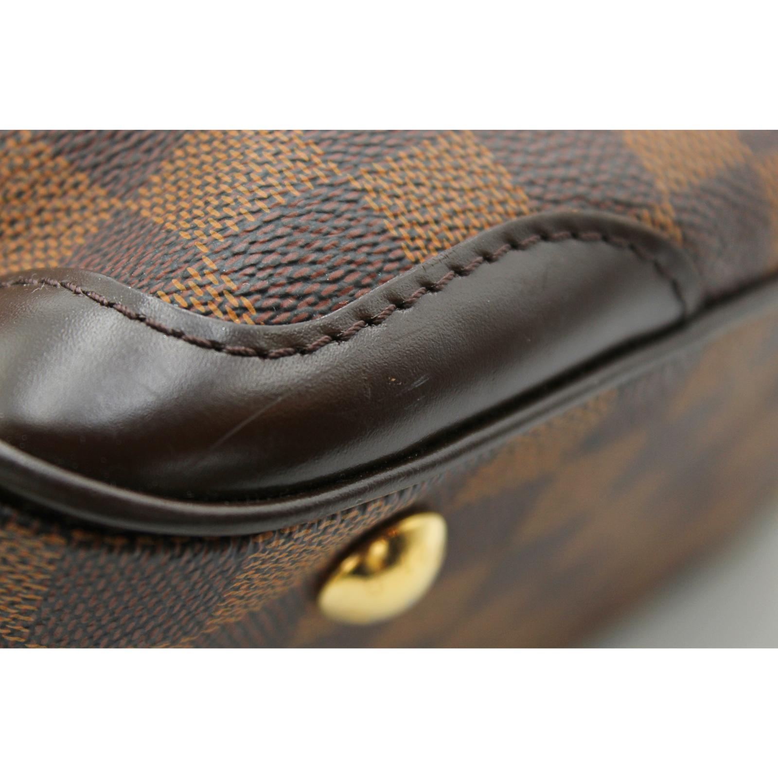 Verona Damier Coated Canvas Ebene Shoulder Bag