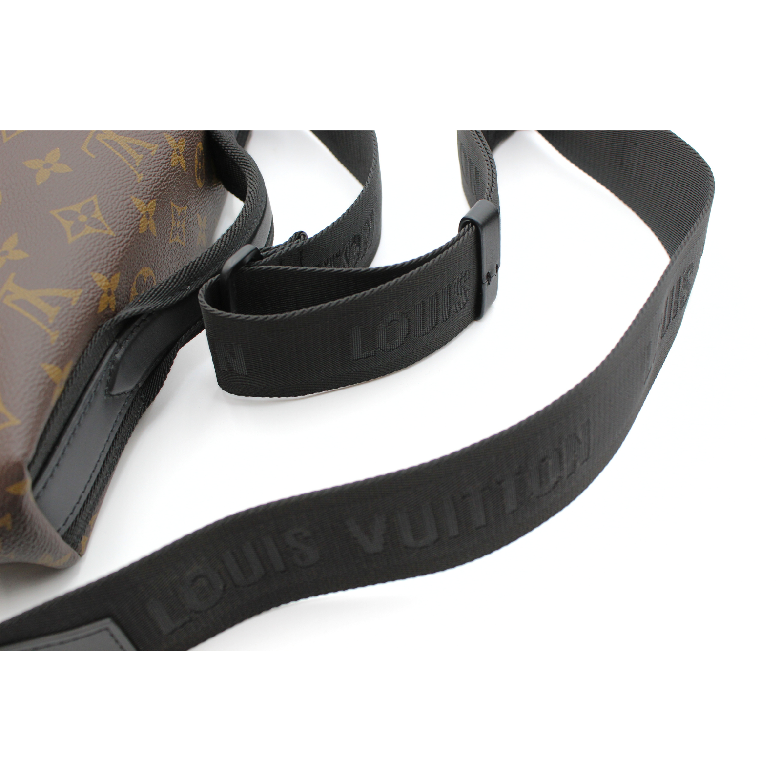 LV Trail Messanger Monogram Macassar Crossbody Bag