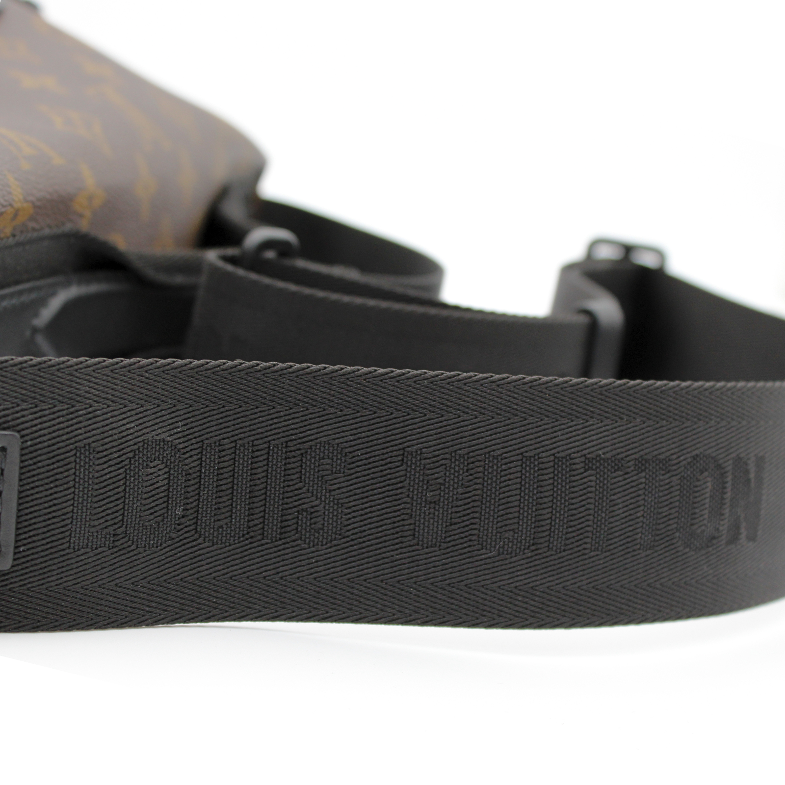 LV Trail Messanger Monogram Macassar Crossbody Bag