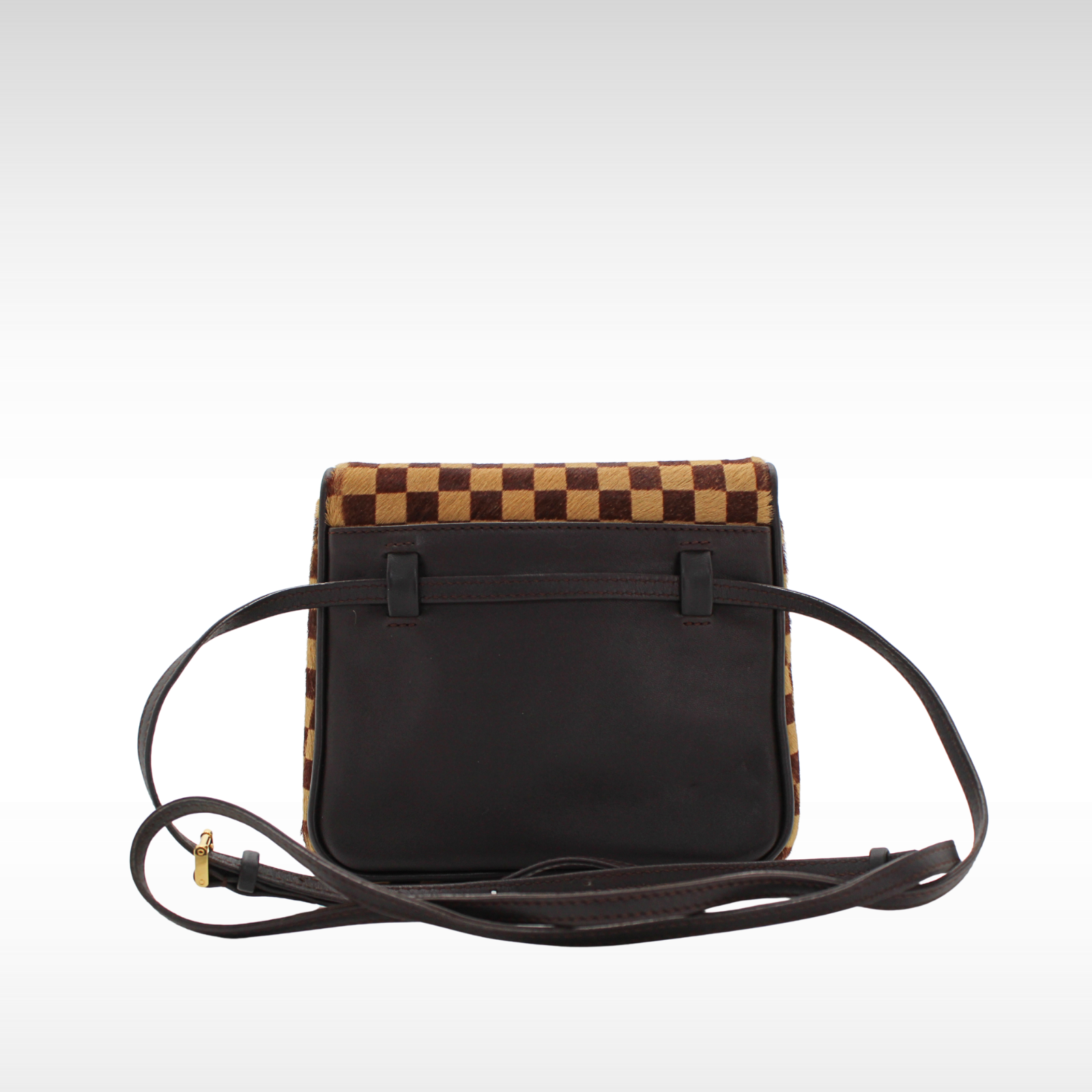 Gazelle Damier Souvage Ebene Shoulder Bag