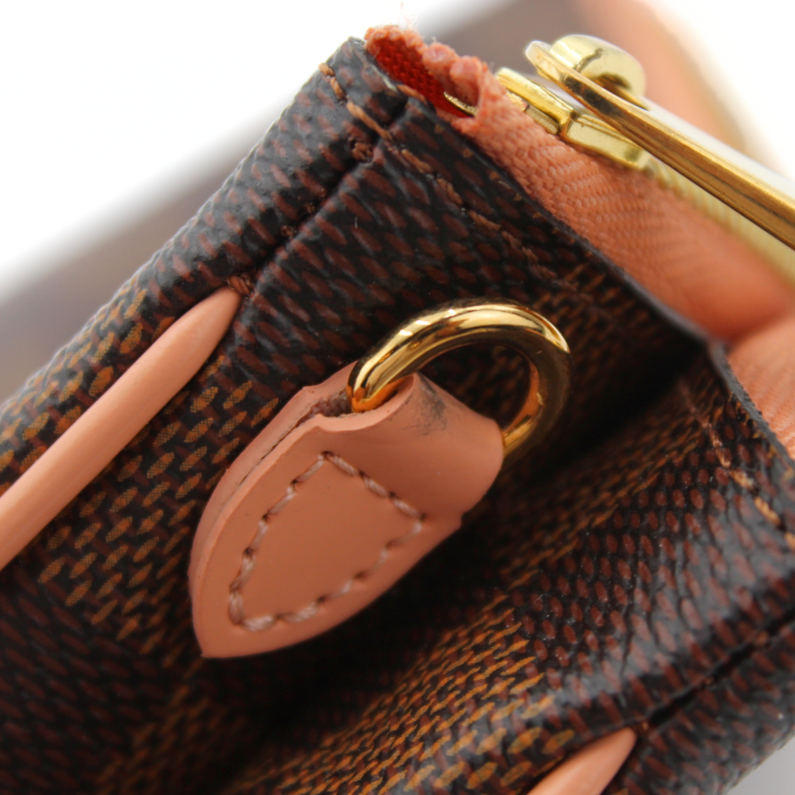 Pochette Double Zip Damier Crossbody Bag