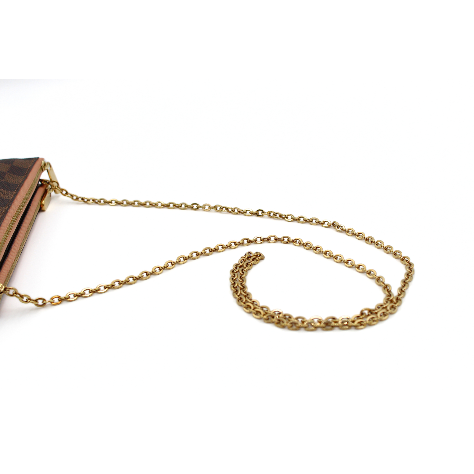 Pochette Double Zip Damier Crossbody Bag
