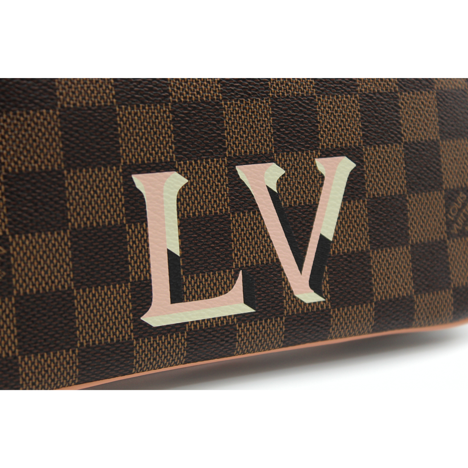 Pochette Double Zip Damier Crossbody Bag