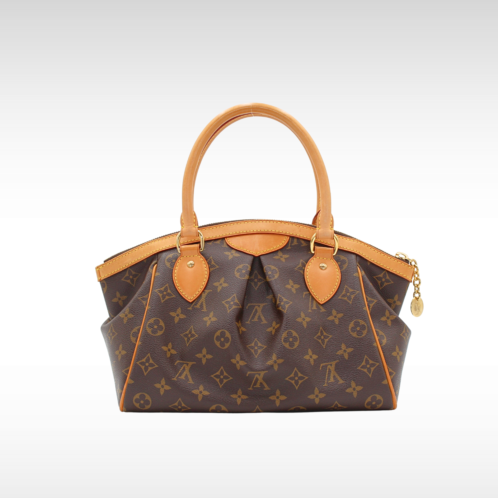 Tivoli PM Monogram Coated Canvas Marron Hand Bag