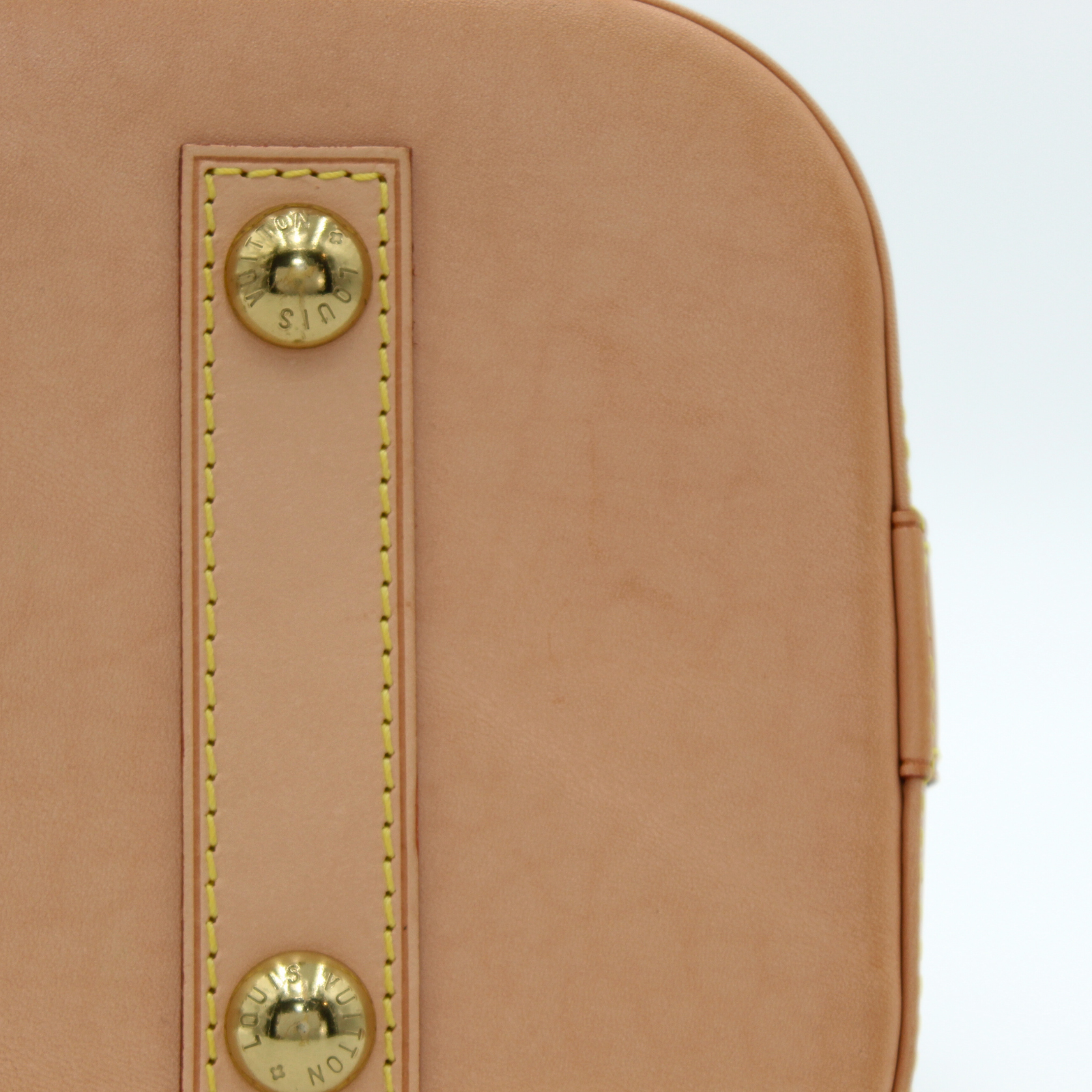 Alma PM Monogram Coated Canvas Marron Hand Bag