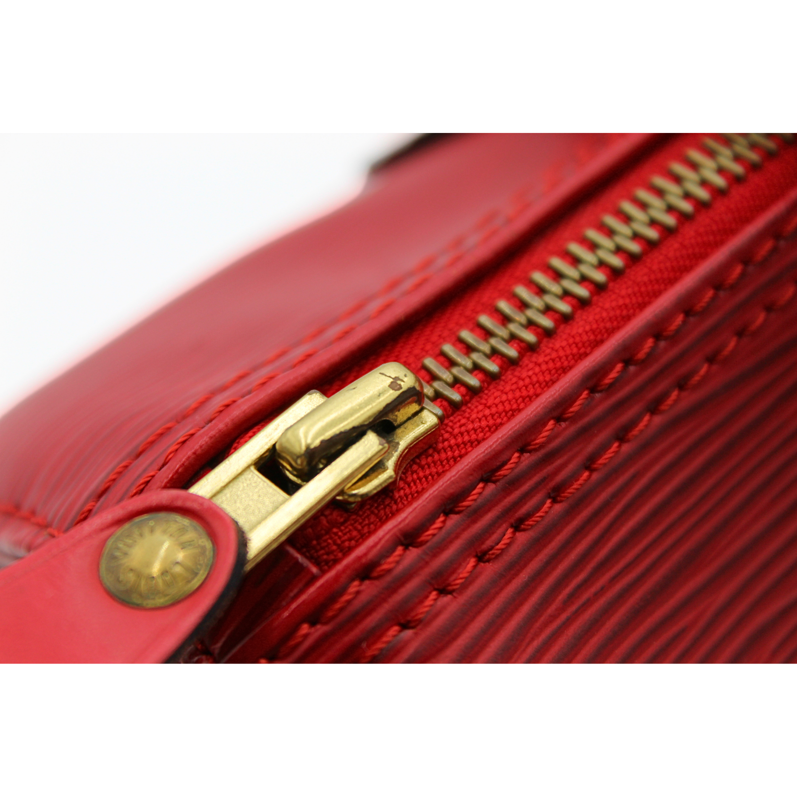 Speedy 25 Epi Calf Red Hand Bag