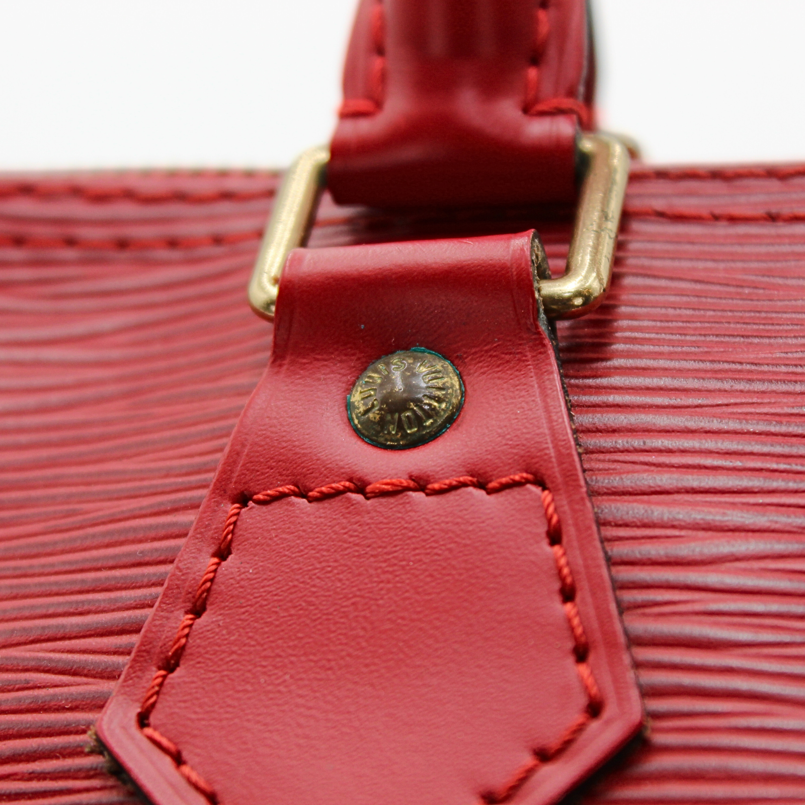 Speedy 25 Epi Calf Red Hand Bag