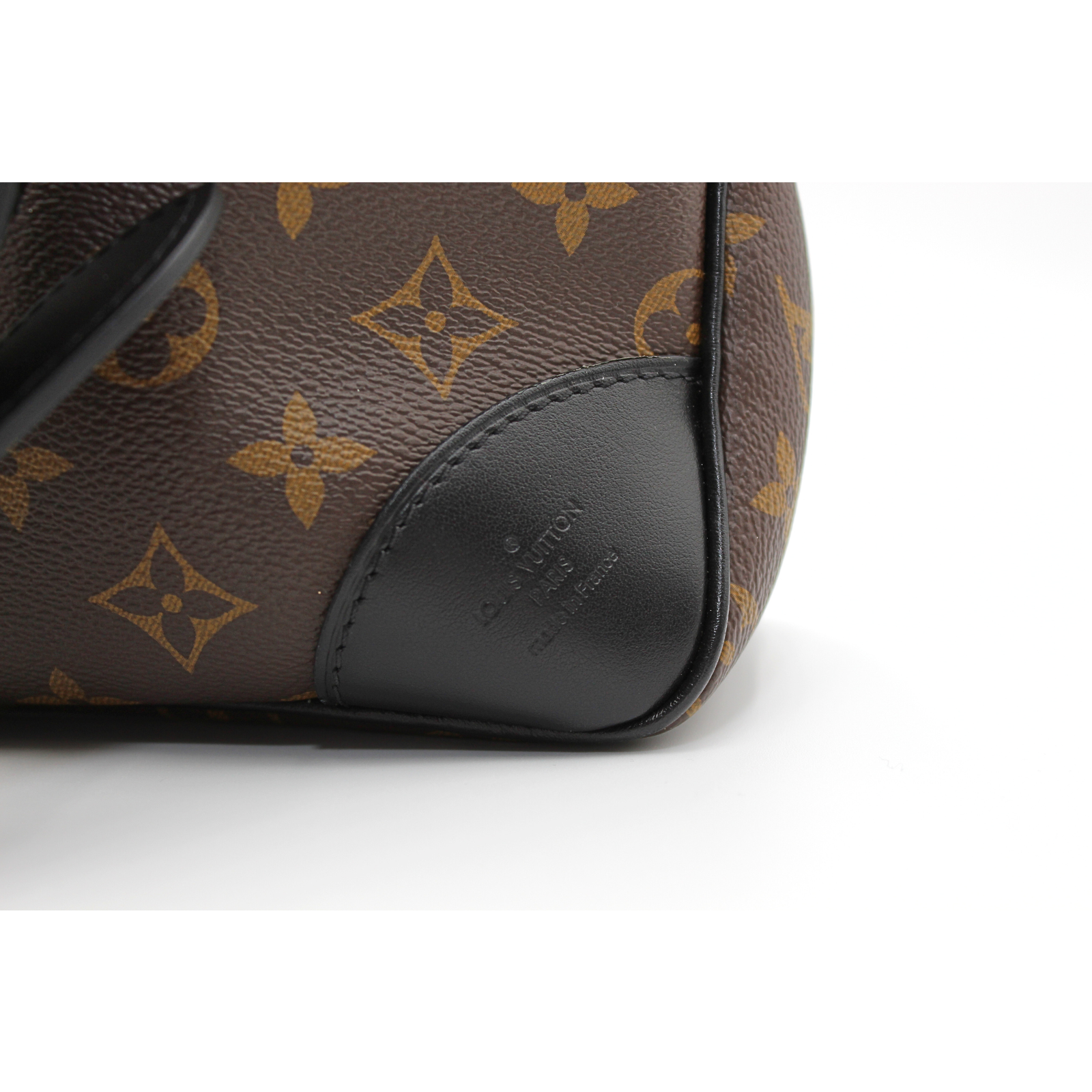 Odeon MM Monogram Coated Canvas Marron Shoulder Bag