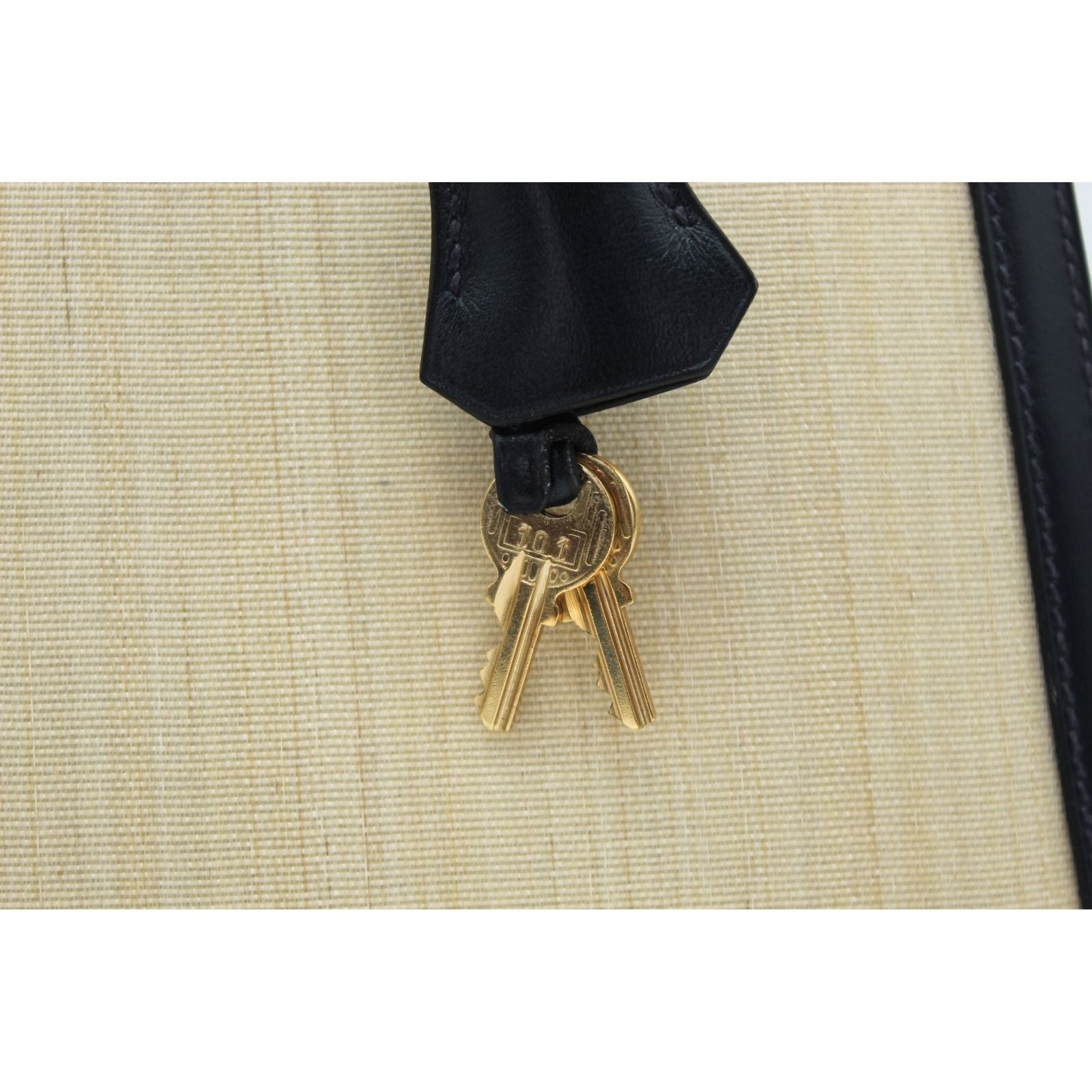 Kelly 28 Horse Hair Natural+Navy