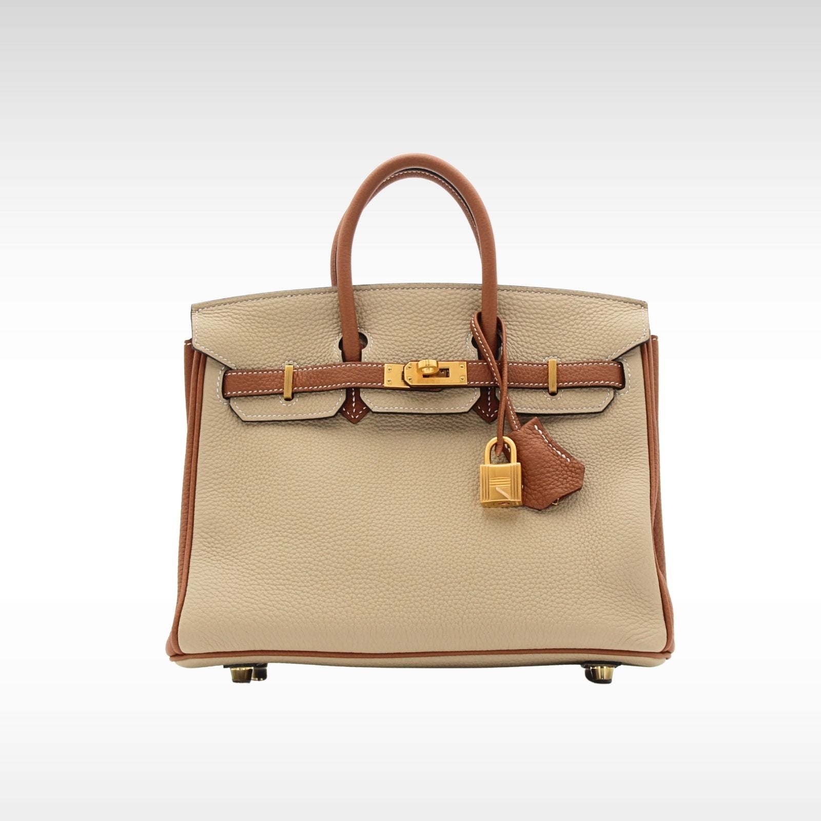 Birkin 25 Personal Order Togo Trench+Gold