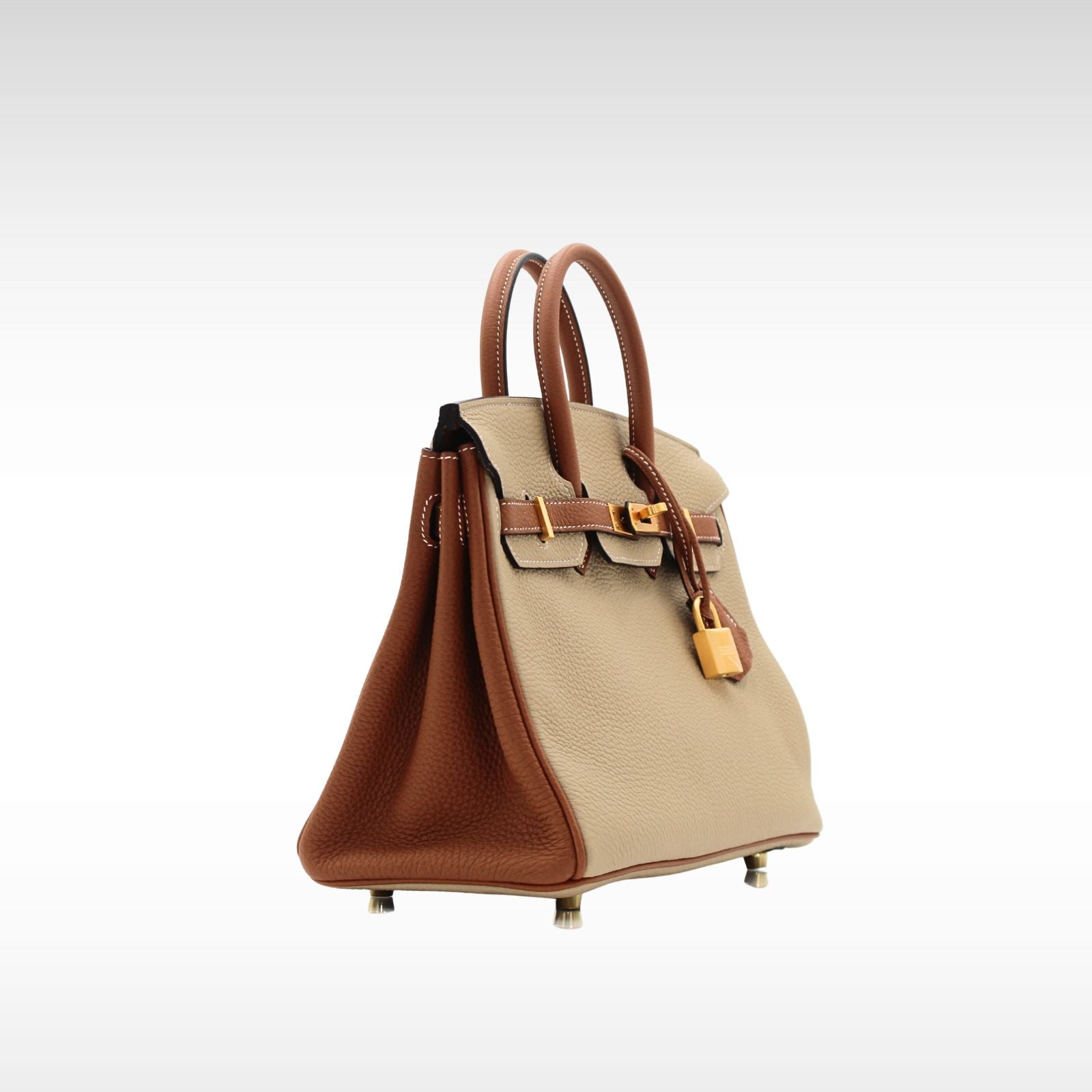 Birkin 25 Personal Order Togo Trench+Gold