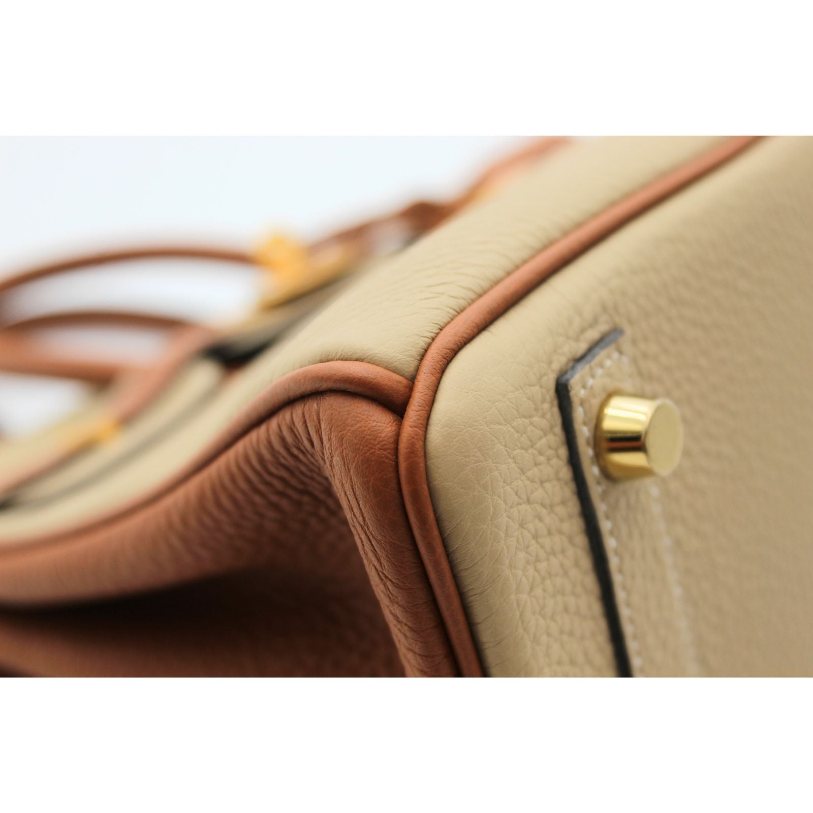 Birkin 25 Personal Order Togo Trench+Gold